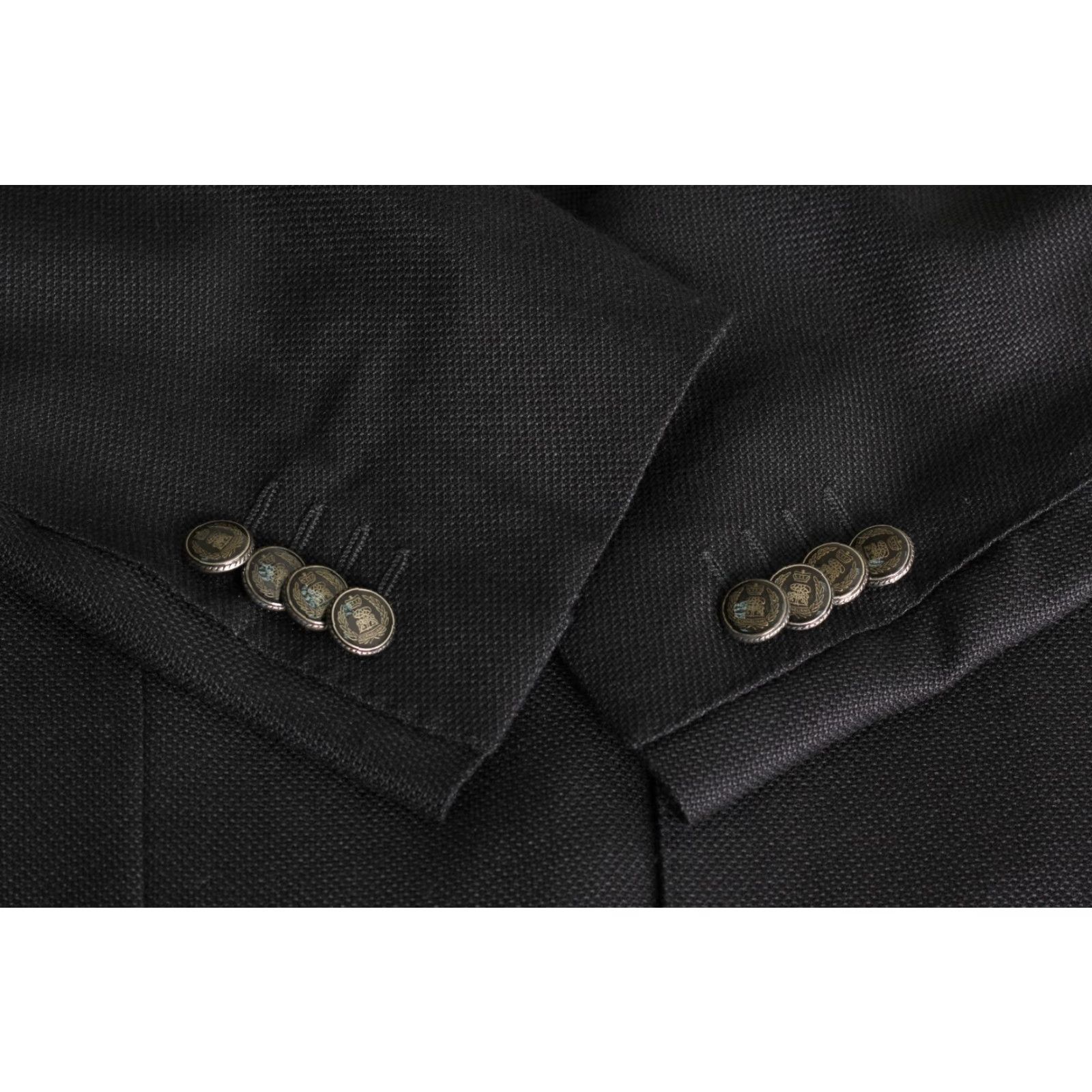 Corneliani CORNELIANI Leader Blazer Jacket Men L Virgin Wool Silk Made in ITALY Blazer Black Mens Regular Jacket Size 42R - 5 Thumbnail