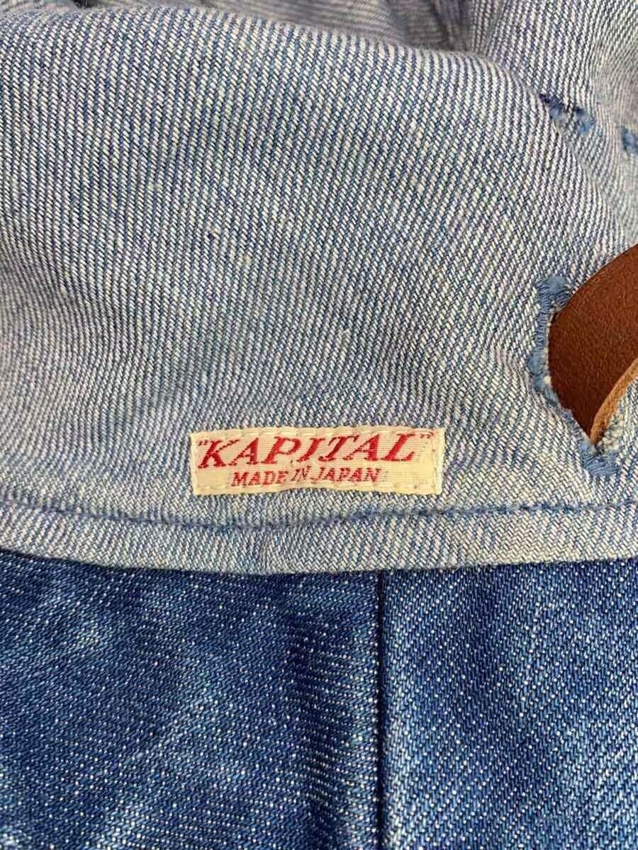 Kapital Frayed Denim Bucket Hat Size ONE SIZE - 4 Thumbnail