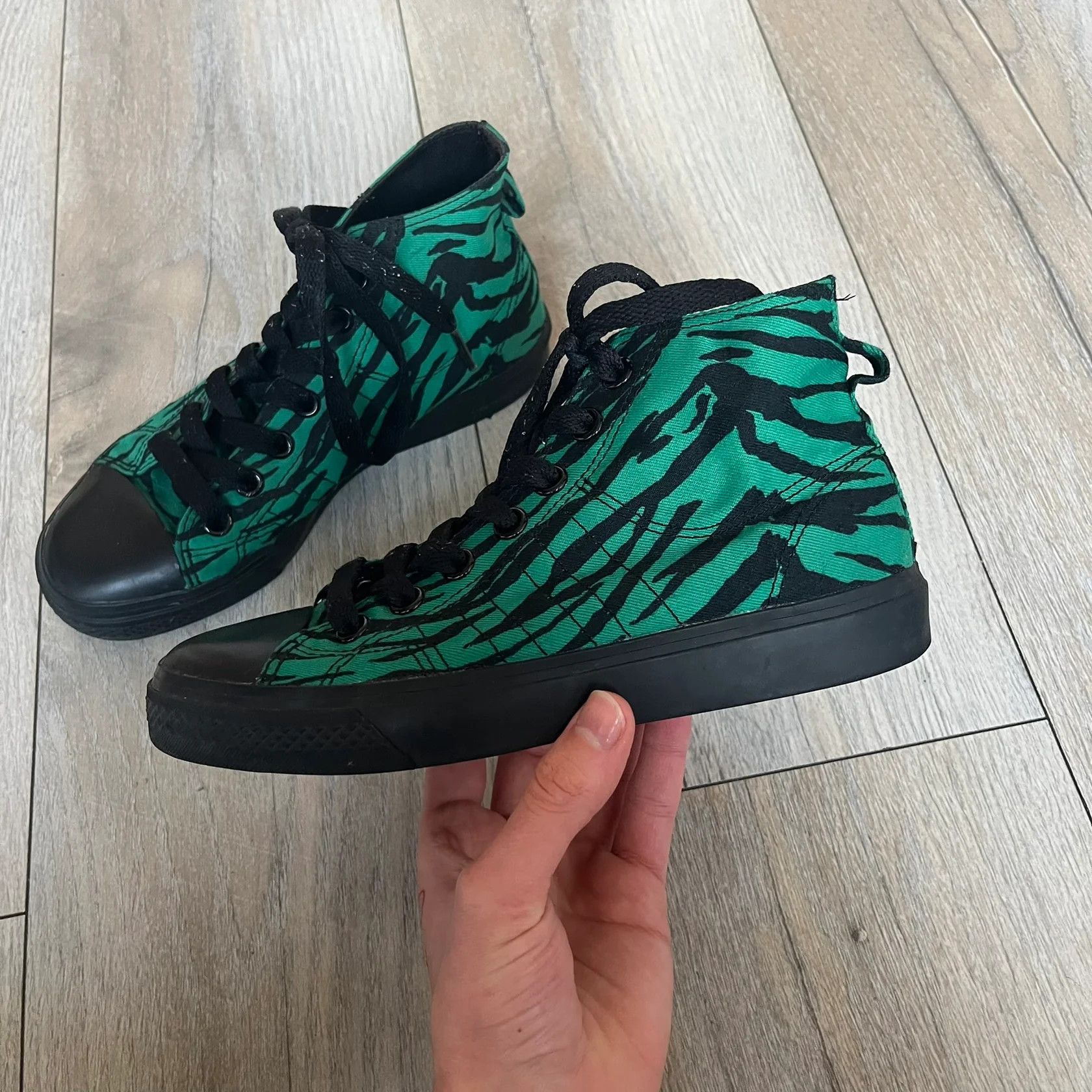Adidas × Jeremy Scott Jeremy Scott x adidas 2014 Nizza Hi “Forest Green” Sneakers Size US 6 / IT 36 - 1 Thumbnail