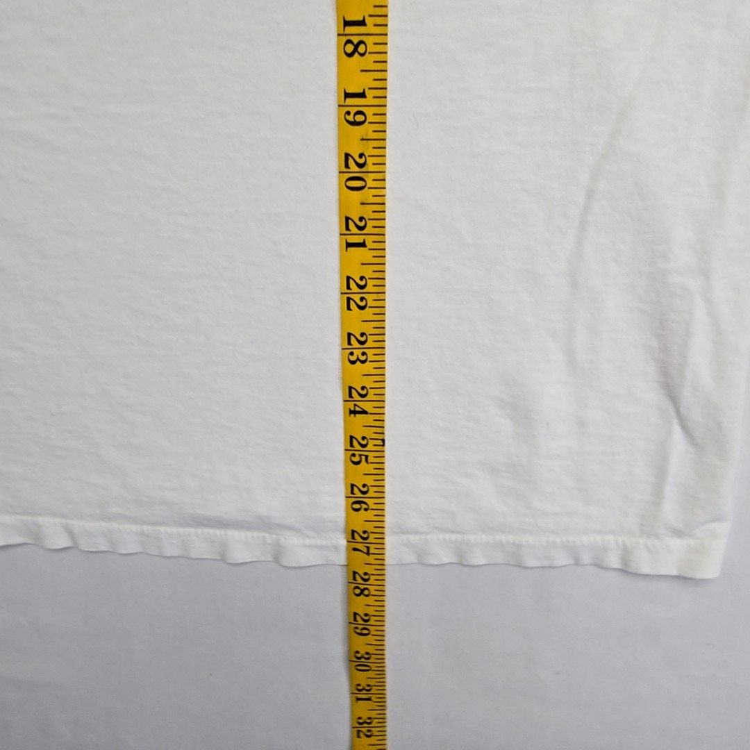 Hanes Vintage Hanes White V-Neck T-Shirt 100% Cotton XL Blank Tee Size US XL / EU 56 / 4 - 14 Thumbnail