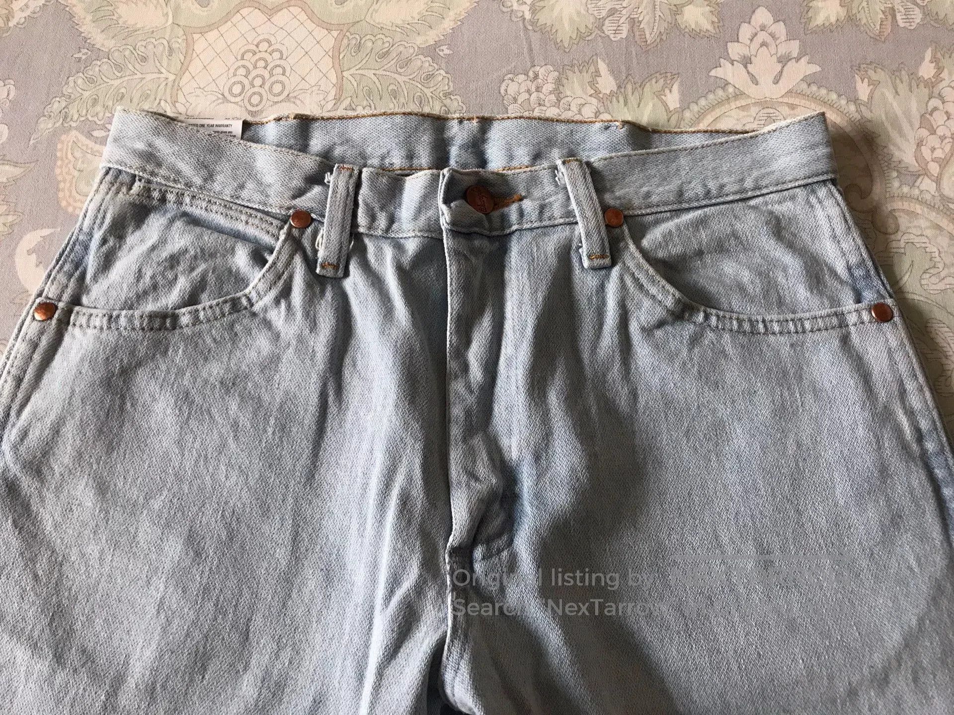 Wrangler Wrangler 13MWZ Light Blue Jeans W30L30. Size US 30 / EU 46 - 4 Thumbnail