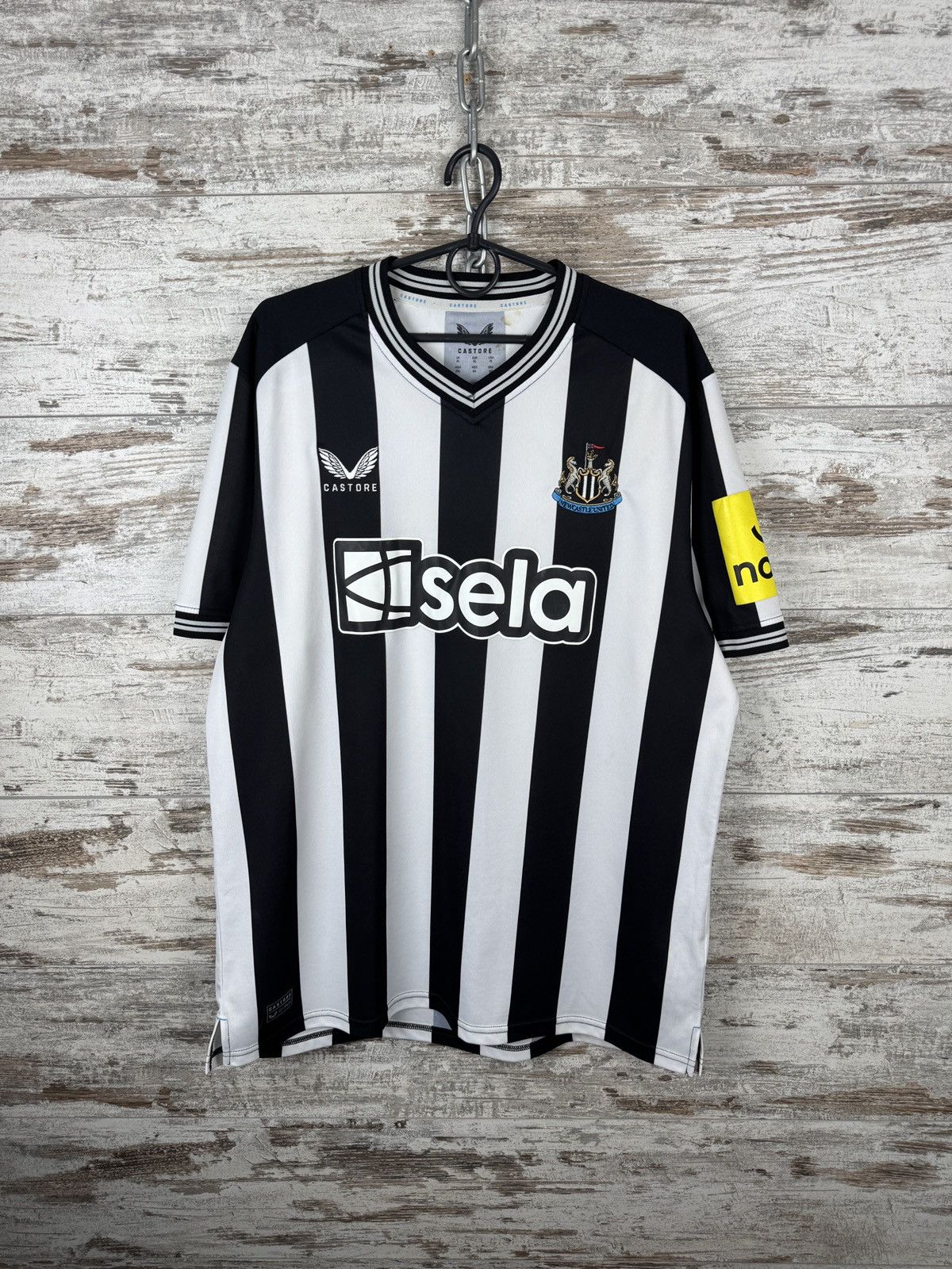 Castore × Vintage Mens Vintage Castore New Castle T-shirt soccer jersey tee Size US XL / EU 56 / 4 - 1 Thumbnail