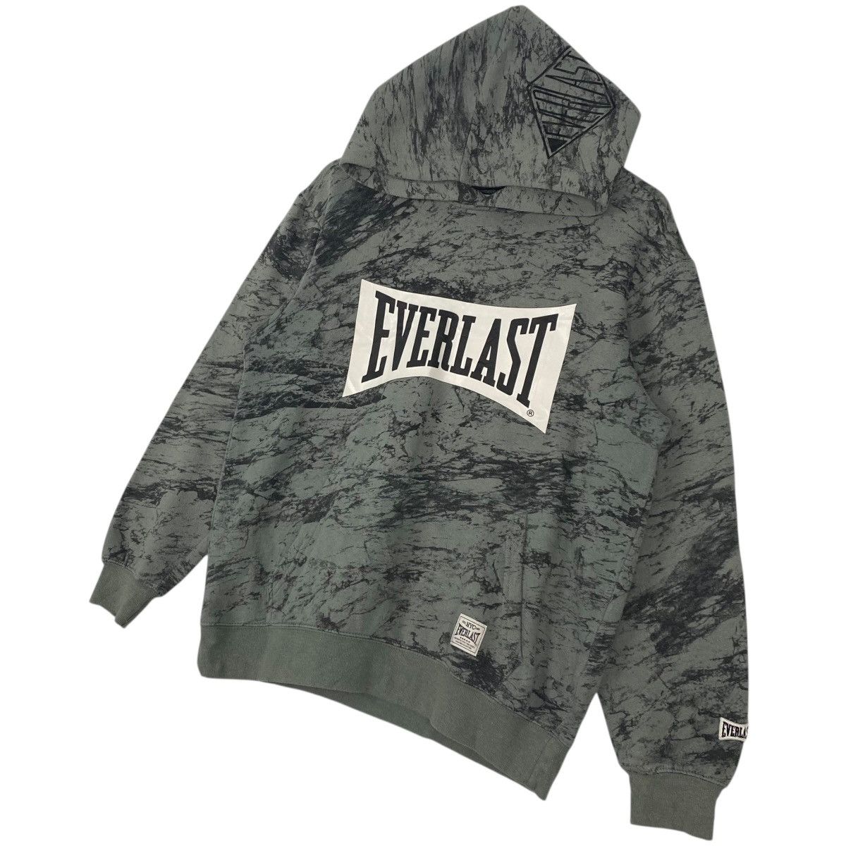 Other Vintage Everlast Hoodie Gray Pullover ajim ore Size M Size US M / EU 48-50 / 2 - 2 Thumbnail