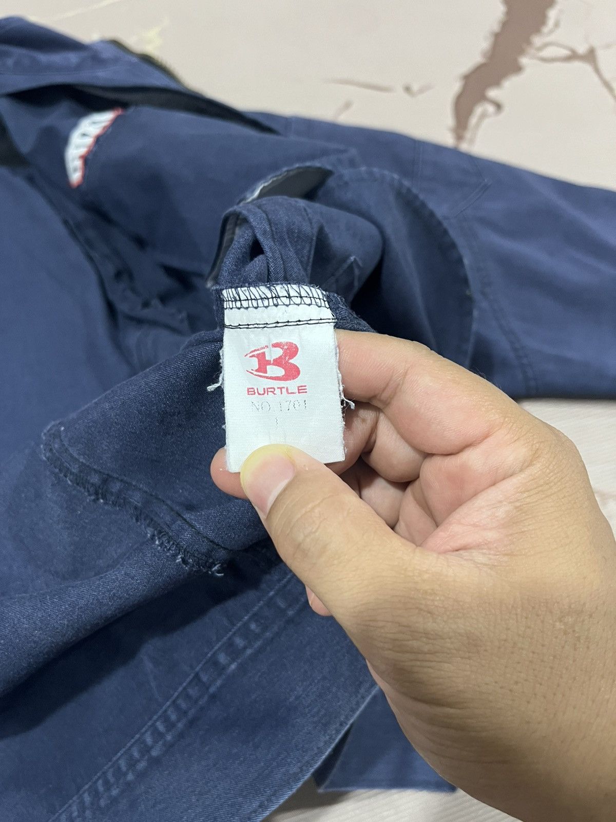 Japanese Brand Burtle Workwear Utility Zip Jacket Navy Japan Size US M / EU 48-50 / 2 - 10 Thumbnail