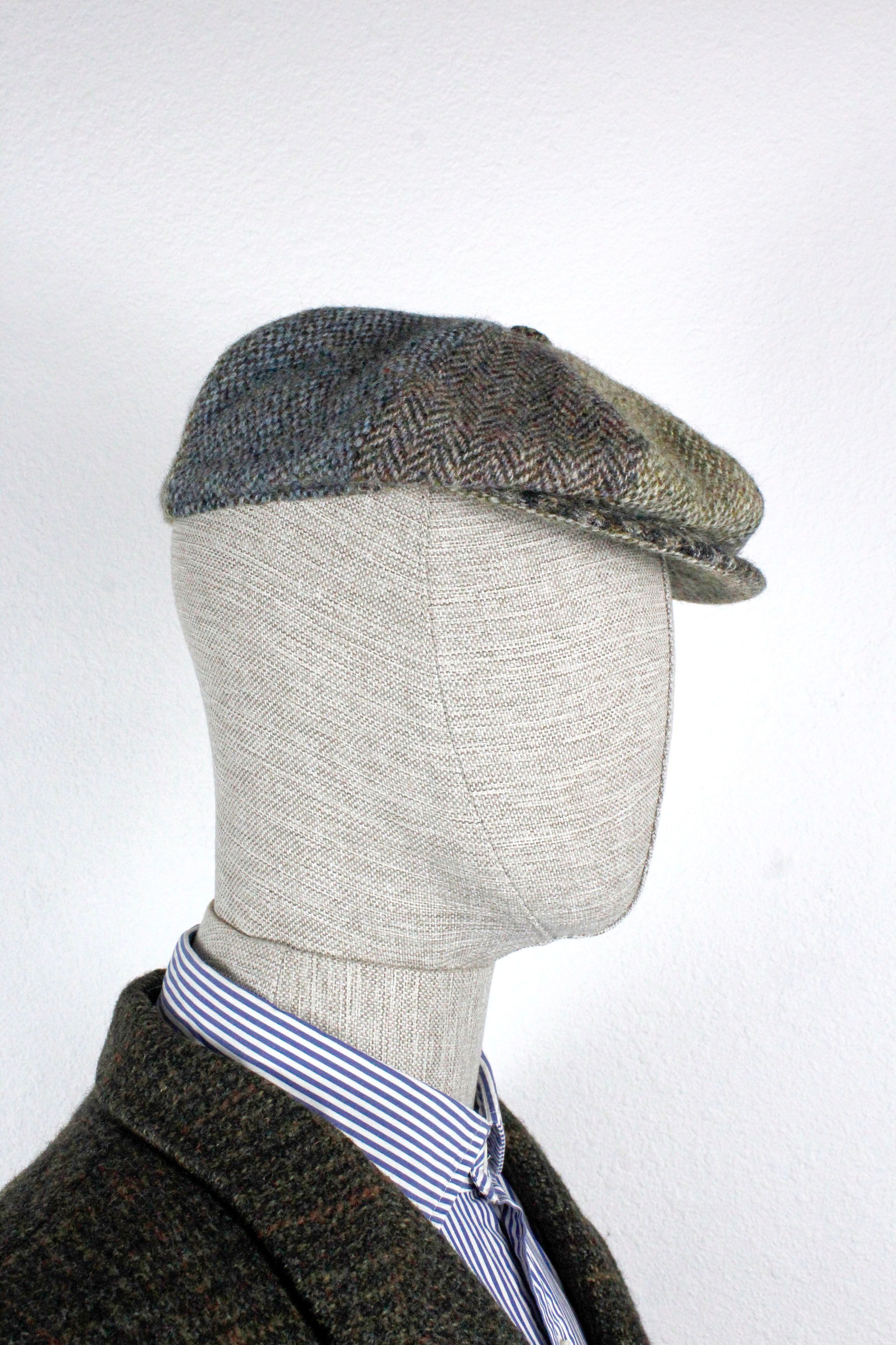 Harris Tweed Harris Tweed Patchwork Baker Boy Flat Cap Hat Peaky Blinders Size ONE SIZE - 2 Thumbnail