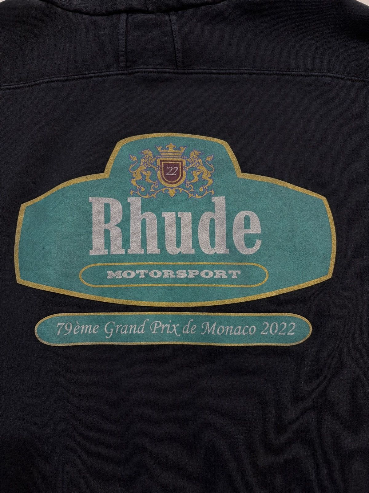 Rhude Rhude Racing Crest Motorsport Grand Prix De Monaco 22 Hoodie Size US M / EU 48-50 / 2 - 5 Thumbnail