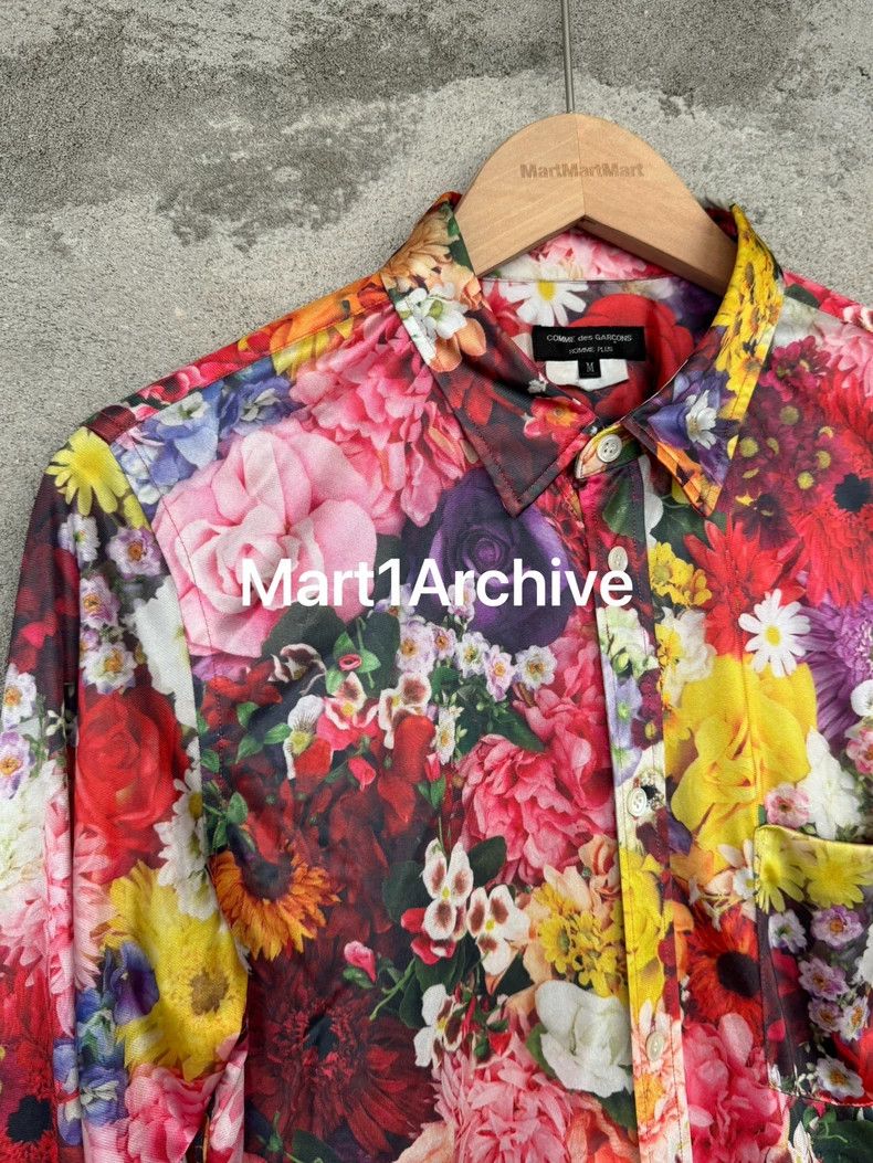 Comme des Garcons Comme Des Garcons Floral print shirt Size S / US 4 / IT 40 - 5 Thumbnail