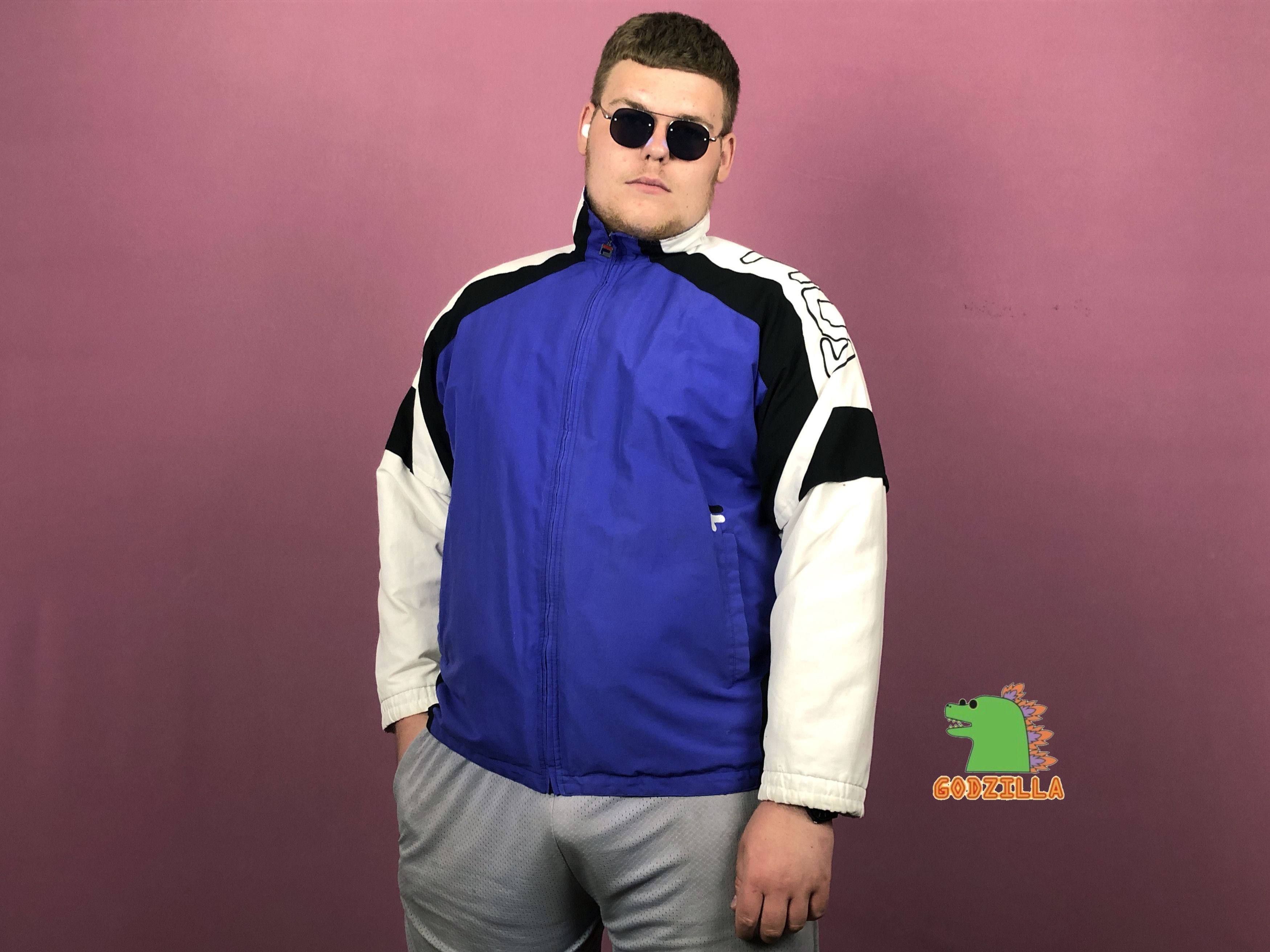 Fila × Vintage Fila Vintage Men's Windbreaker Jacket - XL Size US XL / EU 56 / 4 - 4 Thumbnail