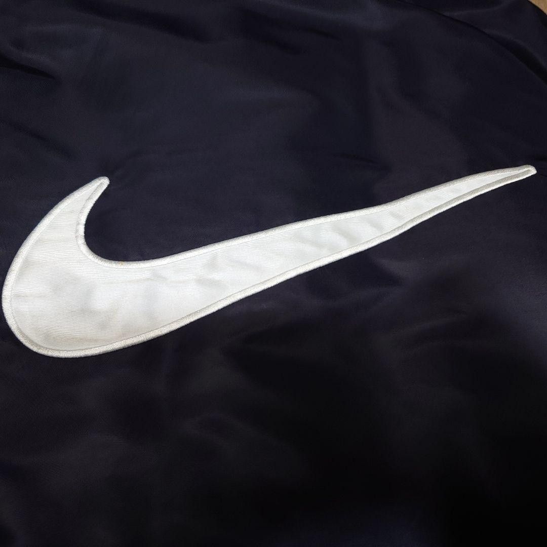 Nike VINTAGE Y2K NIKE Black Rain Jacket Men's L BIG Back Swoosh Size US L / EU 52-54 / 3 - 3 Thumbnail