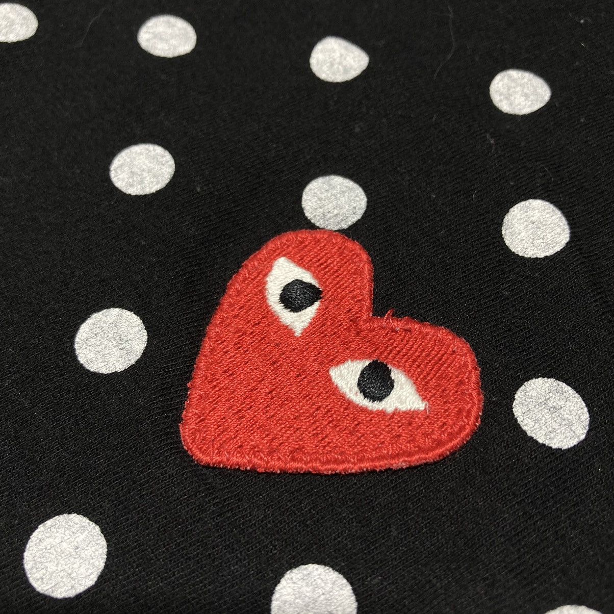 Comme des Garcons PLAY Comme Des Garçons Play Polka Dot Long-sleeve tee Size US M / EU 48-50 / 2 - 9 Thumbnail