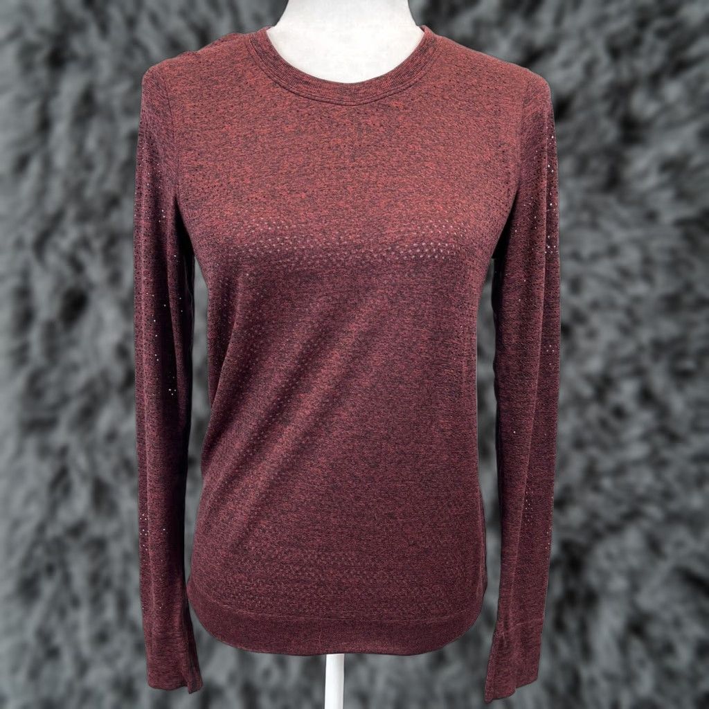 Lululemon Lululemon Swiftly Breathe Long Sleeve Shirt Women's Maroon Size 6 Size M / US 6-8 / IT 42-44 - 1 Thumbnail