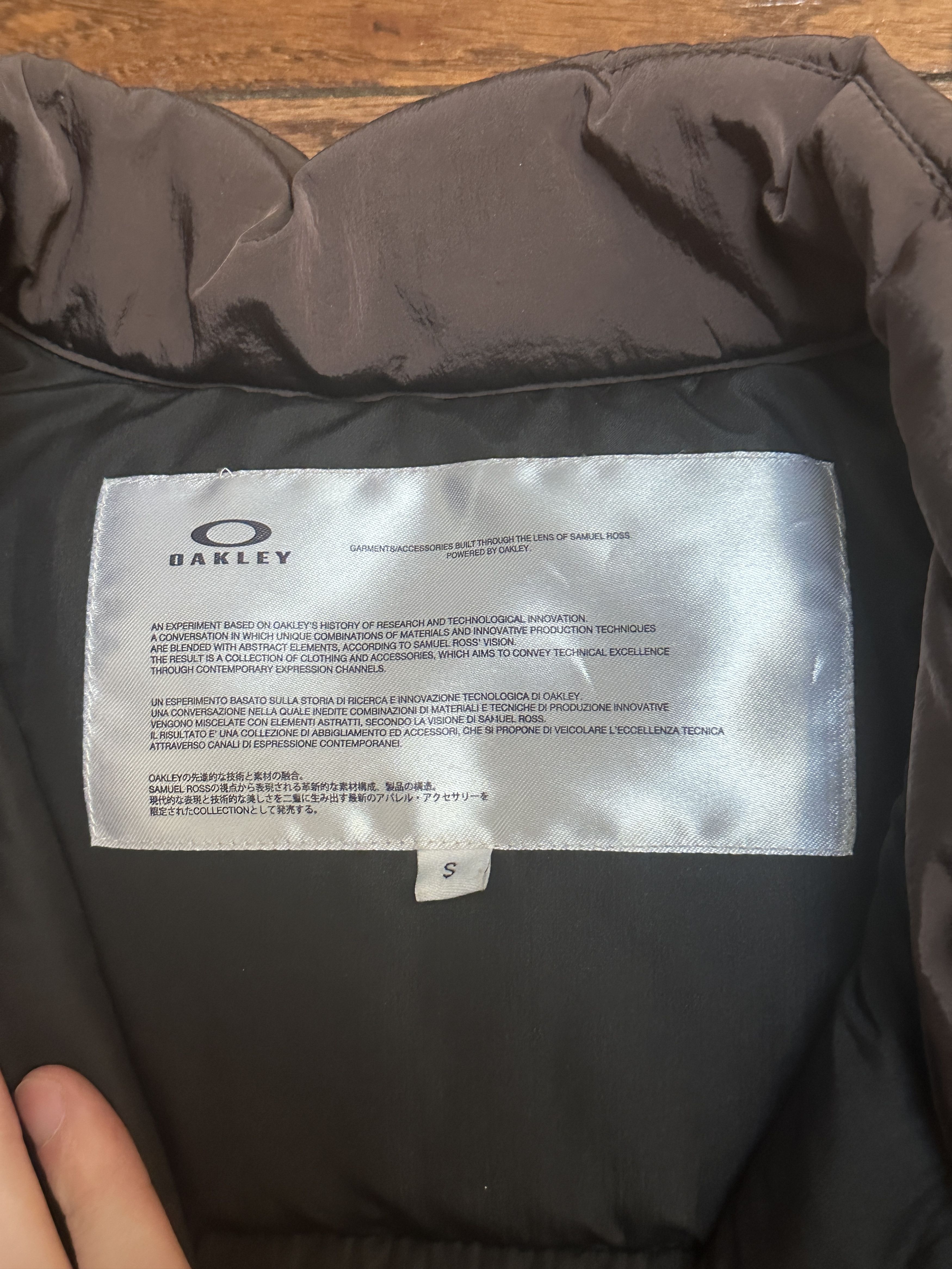 Oakley × Samuel Ross Oakley Samuel Ross Brown Puffer Jacket Size US S / EU 44-46 / 1 - 7 Thumbnail