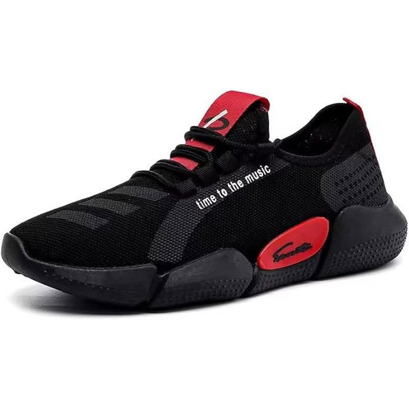 Other Time to the Music Men's Size 10 Red Black Athletic Sneakers Size US 10 / EU 43 - 1 Thumbnail