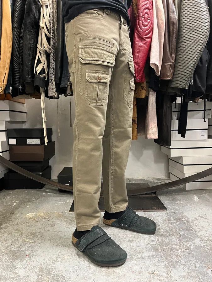 Designer × Dolce & Gabbana × Vintage SS2008 Dolce & Gabbana Multi Pockets Khaki Green Pants Size US 30 / EU 46 - 3 Thumbnail