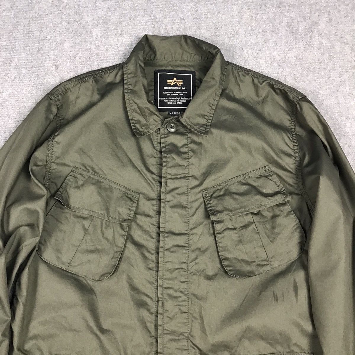 Alpha Industries ALPHA INDUSTRIES OG107 STYLE BUTTON JACKET Size US L / EU 52-54 / 3 - 2 Thumbnail