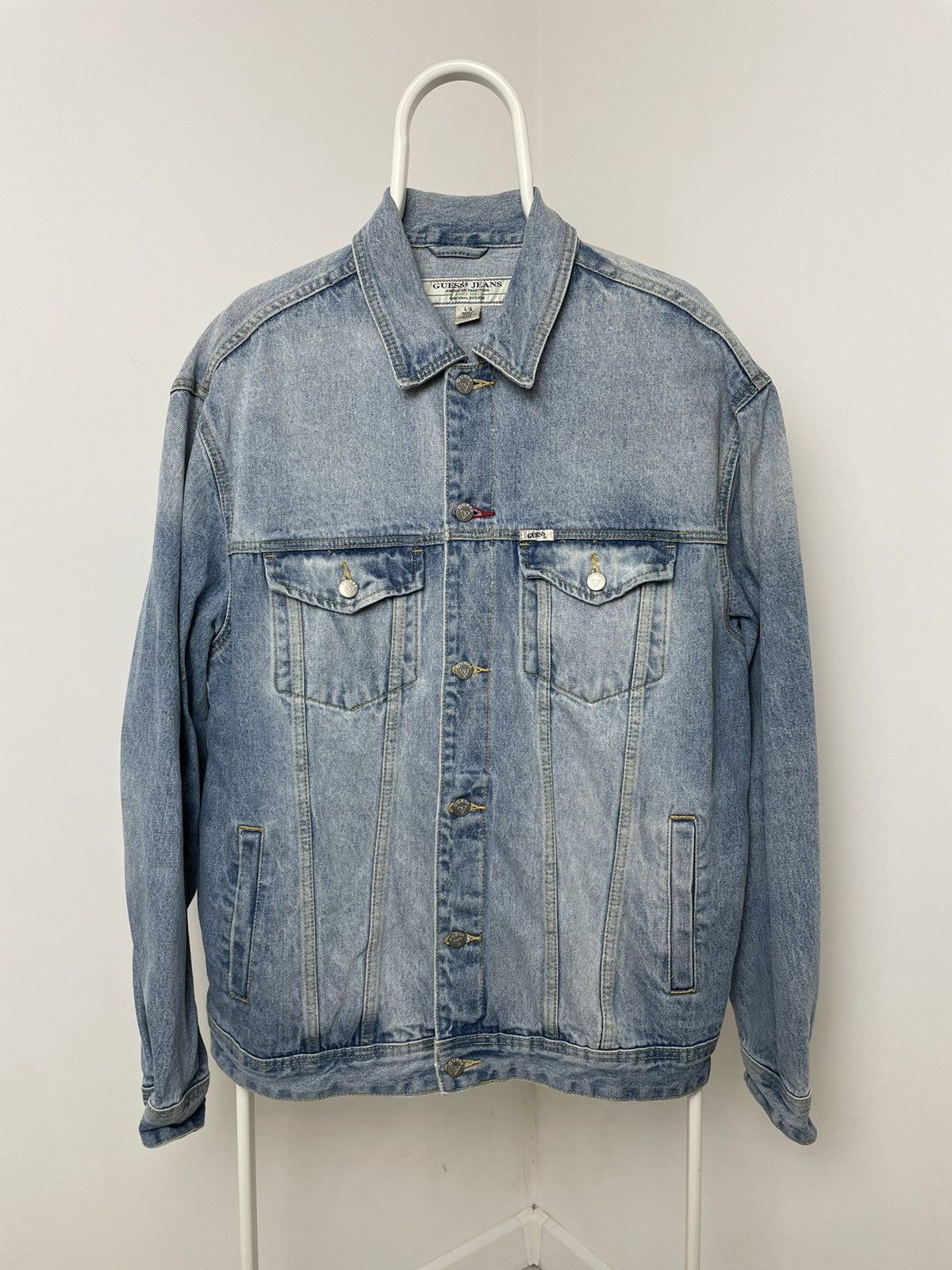 Georges Marciano × Guess × Vintage Guess Jeans VTG Denim Jacket Georges Marciano A$AP Rocky Size US M / EU 48-50 / 2 - 2 Thumbnail