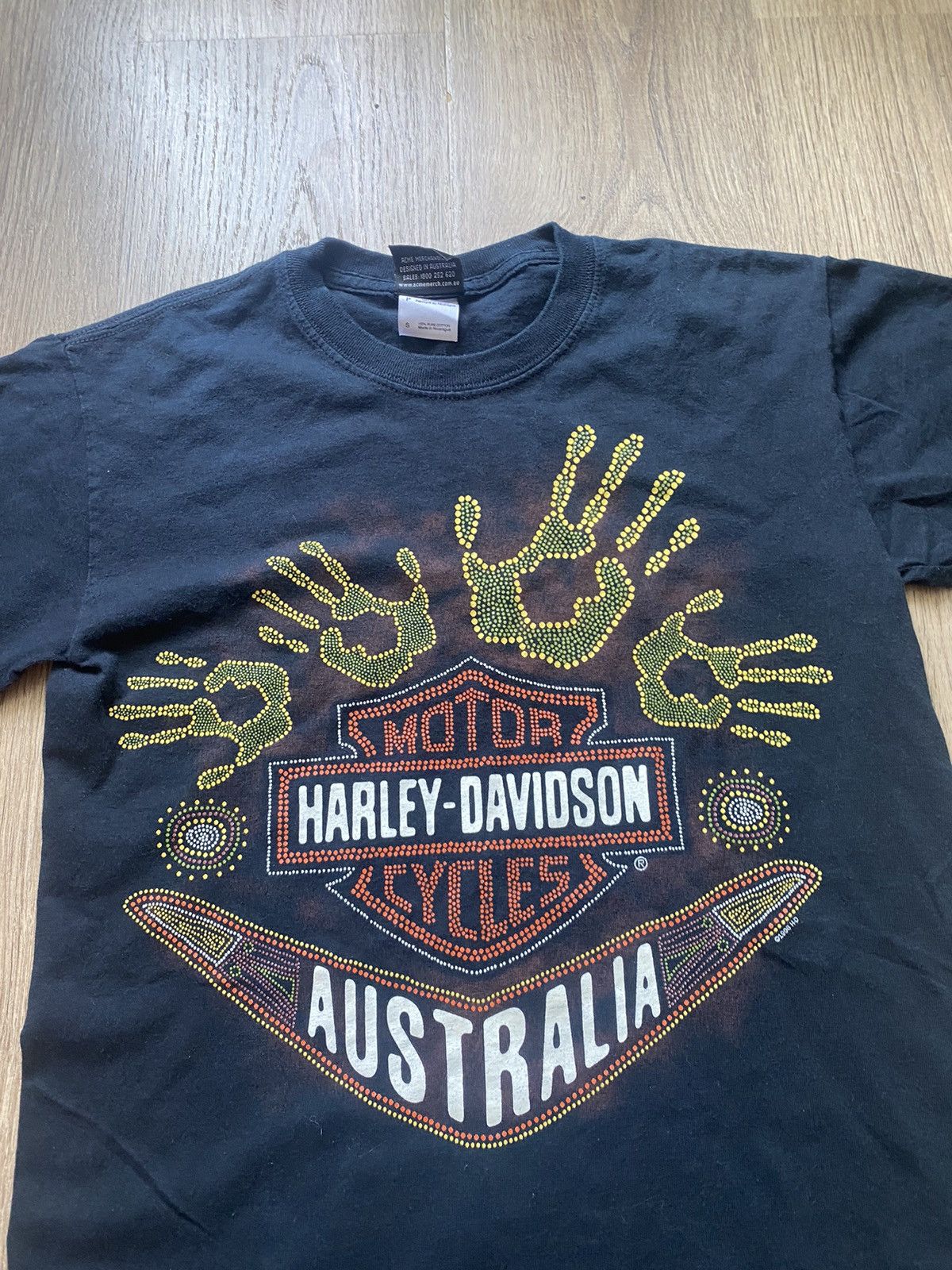 Band Tees × Harley Davidson × Vintage Vintage 1996’ Harley Davidson Australia Tshirt Size US S / EU 44-46 / 1 - 2 Thumbnail