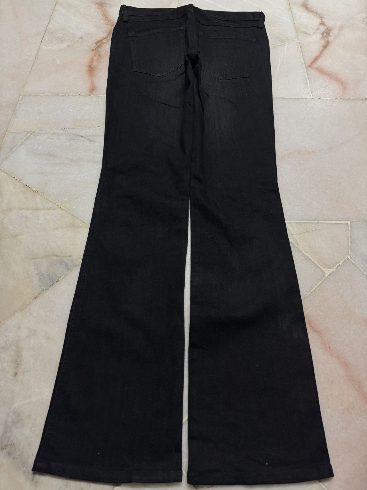 Tornado Mart SLIM FLARED 90's STYLE JAPANESE STONE WASHED SUPER BLACK Size US 28 / EU 44 - 14 Thumbnail