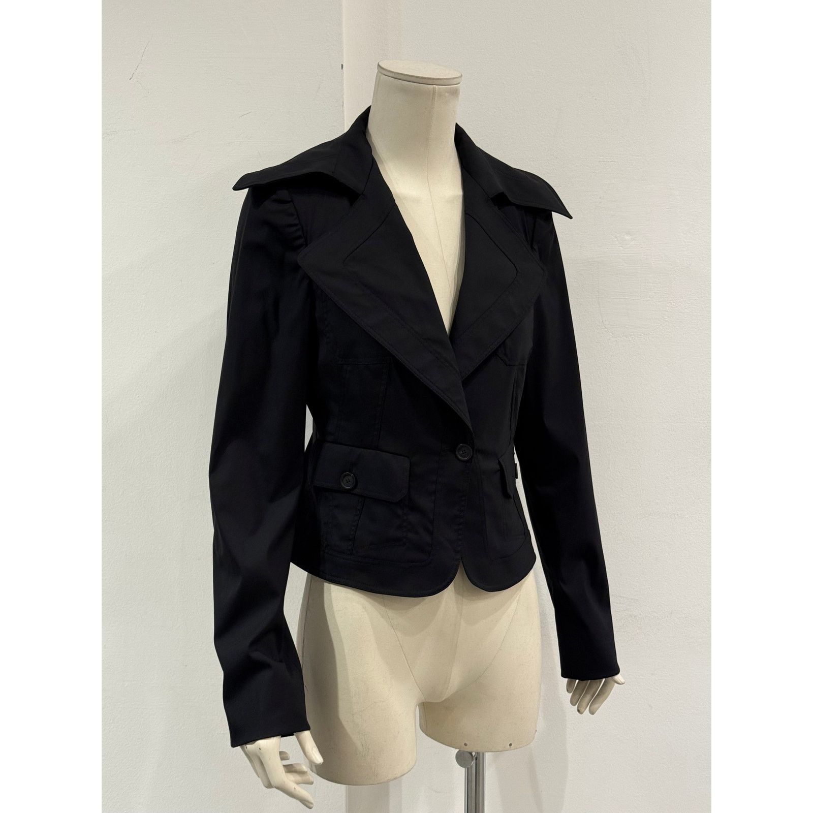 Gucci A/W2003 Gucci by Tom Ford structured wide collar jacket Size M / US 6-8 / IT 42-44 - 7 Thumbnail