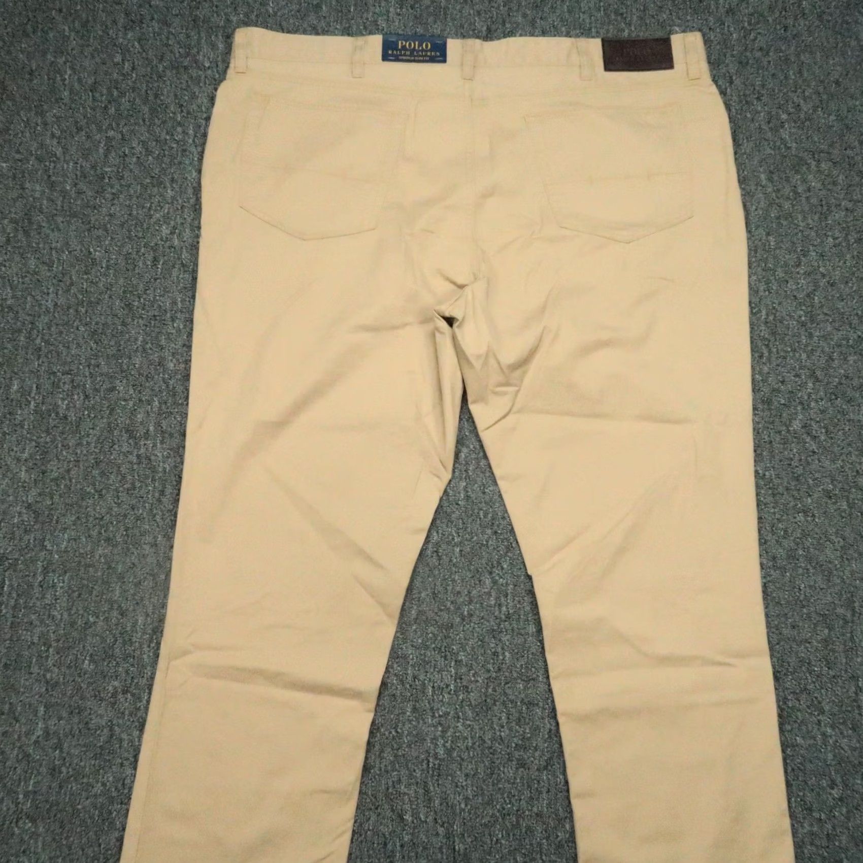 Polo Ralph Lauren VINTAGE Polo Ralph Lauren Pants Mens 42x30 Khaki Tan Stretch Slim Fit 5 Pocket NWT Size US XL / EU 56 / 4 - 4 Thumbnail
