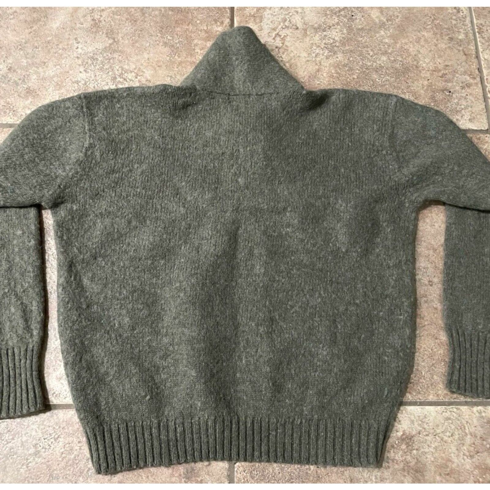 Ralph Lauren VINTAGE Ralph Lauren Women's Sweater Long Sleeve Pullover XL Green Wool 100% Size XL / US 12-14 / IT 48-50 - 5 Thumbnail