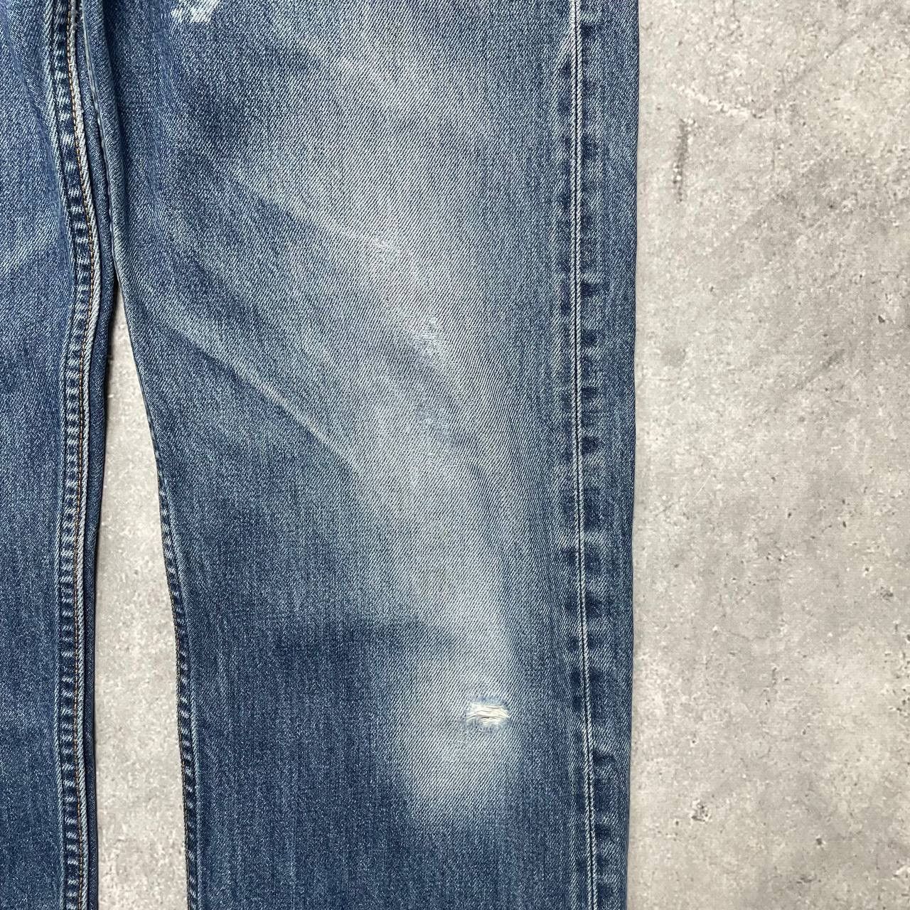 Levi's Vintage 2000s Levis 501 Distressed Jeans Blue Size W34 L32 Size US 34 / EU 50 - 17 Thumbnail