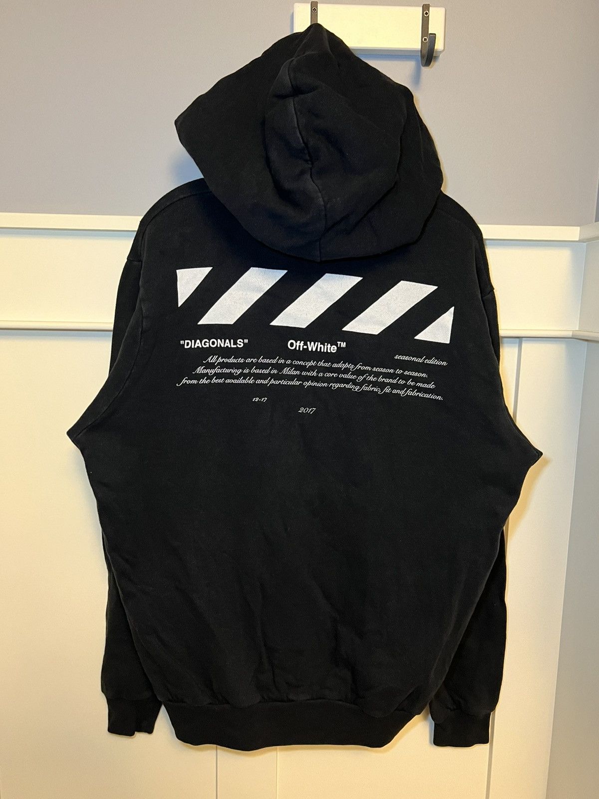 Off-White Off-White 01 Hoodie For All Collection SS17 Seasonal Edition Size US L / EU 52-54 / 3 - 2 Thumbnail