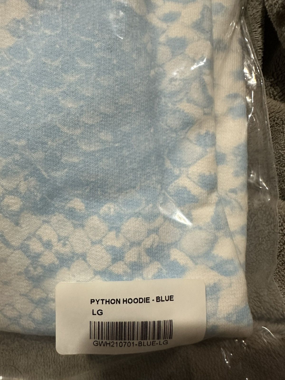 Golf Wang Golf Wang x Le Fleur Python Hoodie Blue Size Large SS22 Size US L / EU 52-54 / 3 - 3 Thumbnail