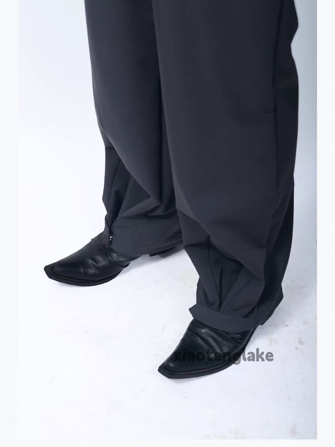 Vintage xtl retro utility punk yuppie patchwork bootcut pants Size US 30 / EU 46 - 4 Thumbnail