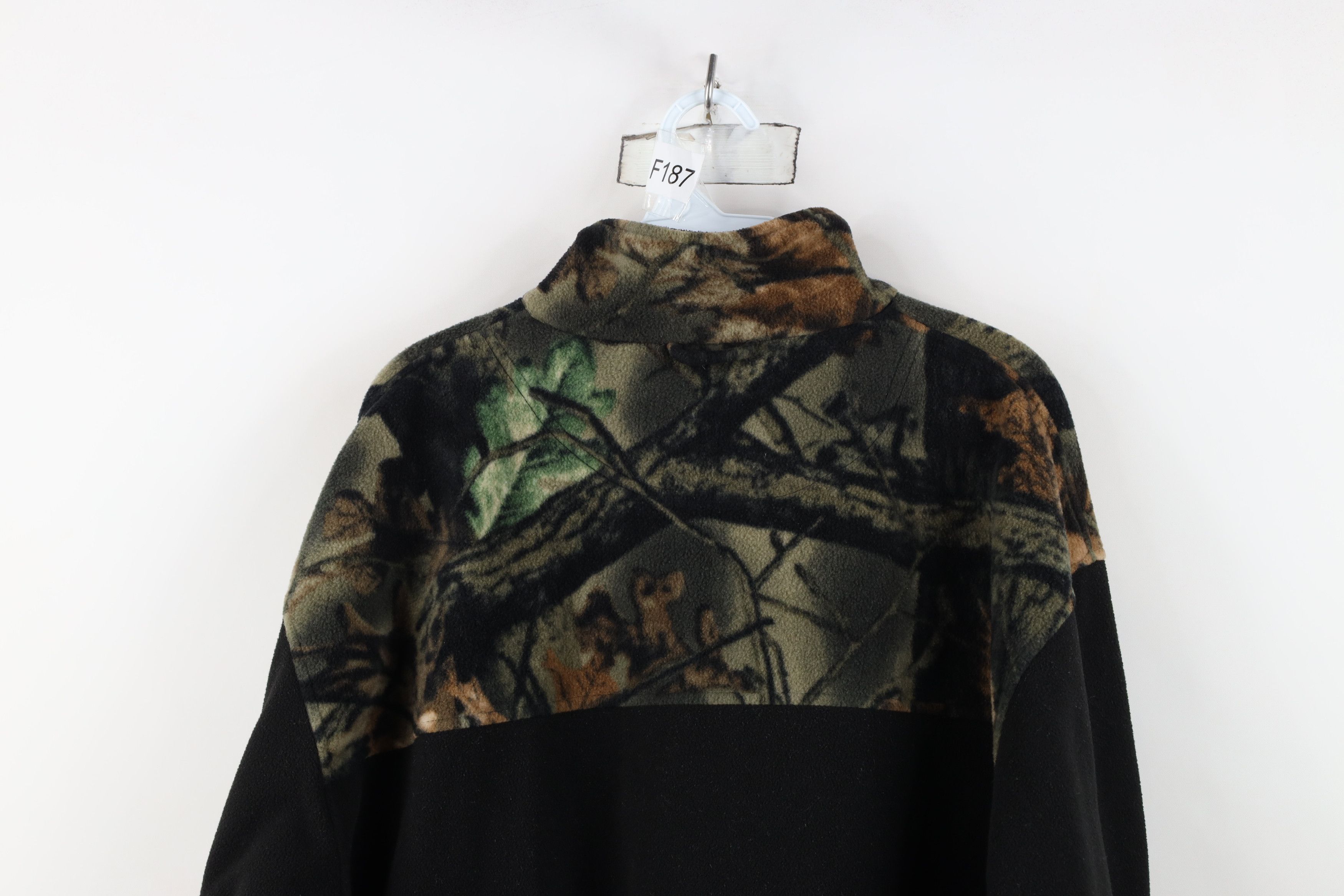 Vintage Vintage 90s Y2K Streetwear Camouflage Fleece Jacket Coat Size US L / EU 52-54 / 3 - 13 Thumbnail