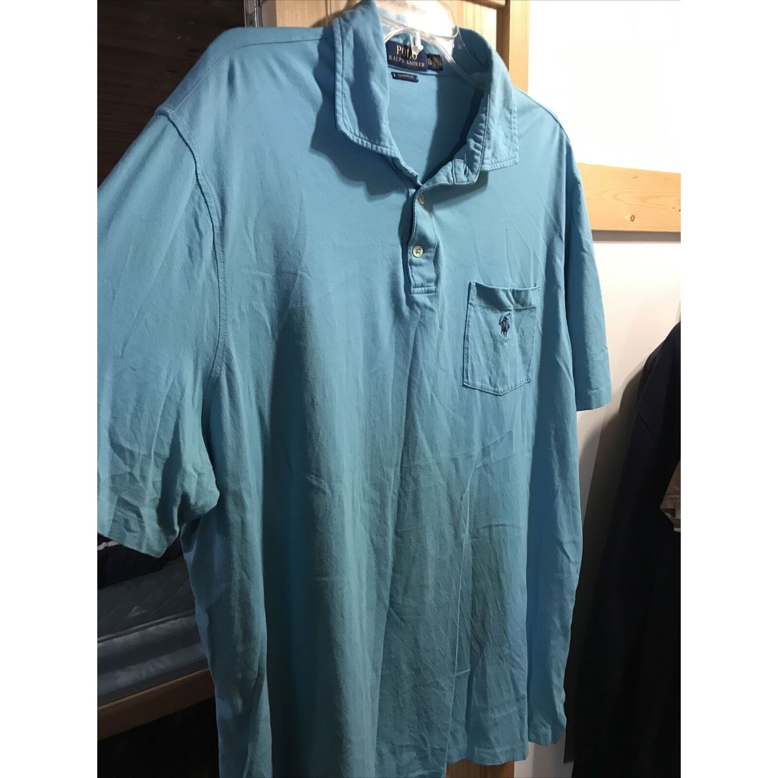 Polo Ralph Lauren Ralph Lauren Polo Men XL Blue Classic 1/4 Button Cotton Polo Size US XL / EU 56 / 4 - 5 Thumbnail