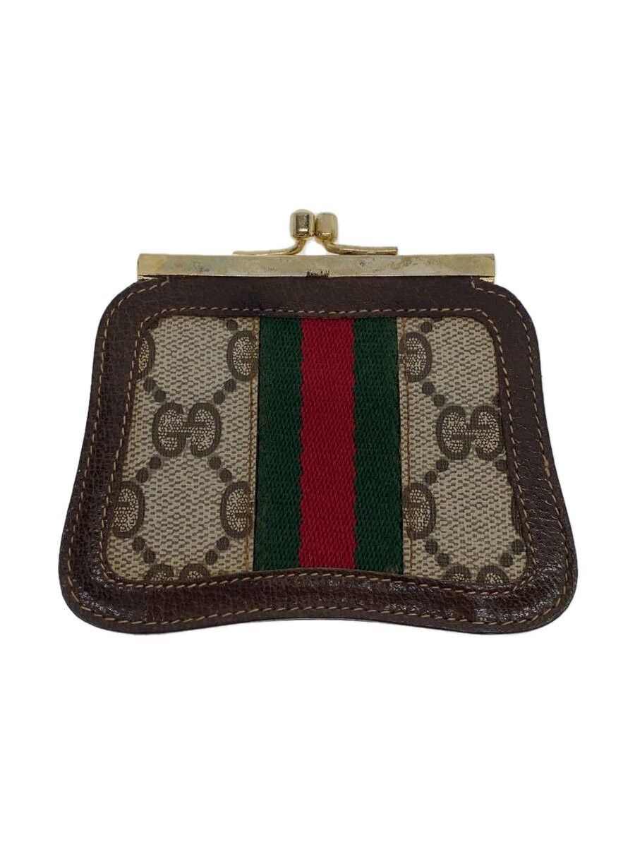 Gucci Gucci Leather Monogram Coin Case Size ONE SIZE - 1 Thumbnail