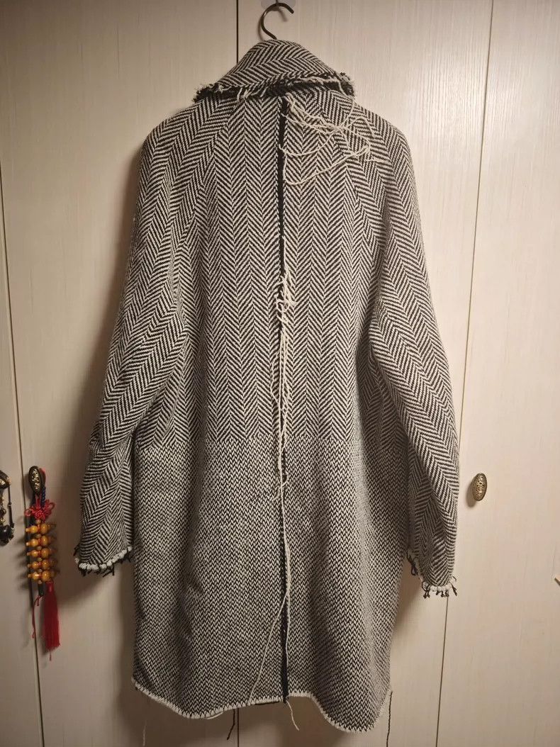 Song For The Mute Song For The Mute Herringbone Double-breasted Coat Size US S / EU 44-46 / 1 - 4 Thumbnail