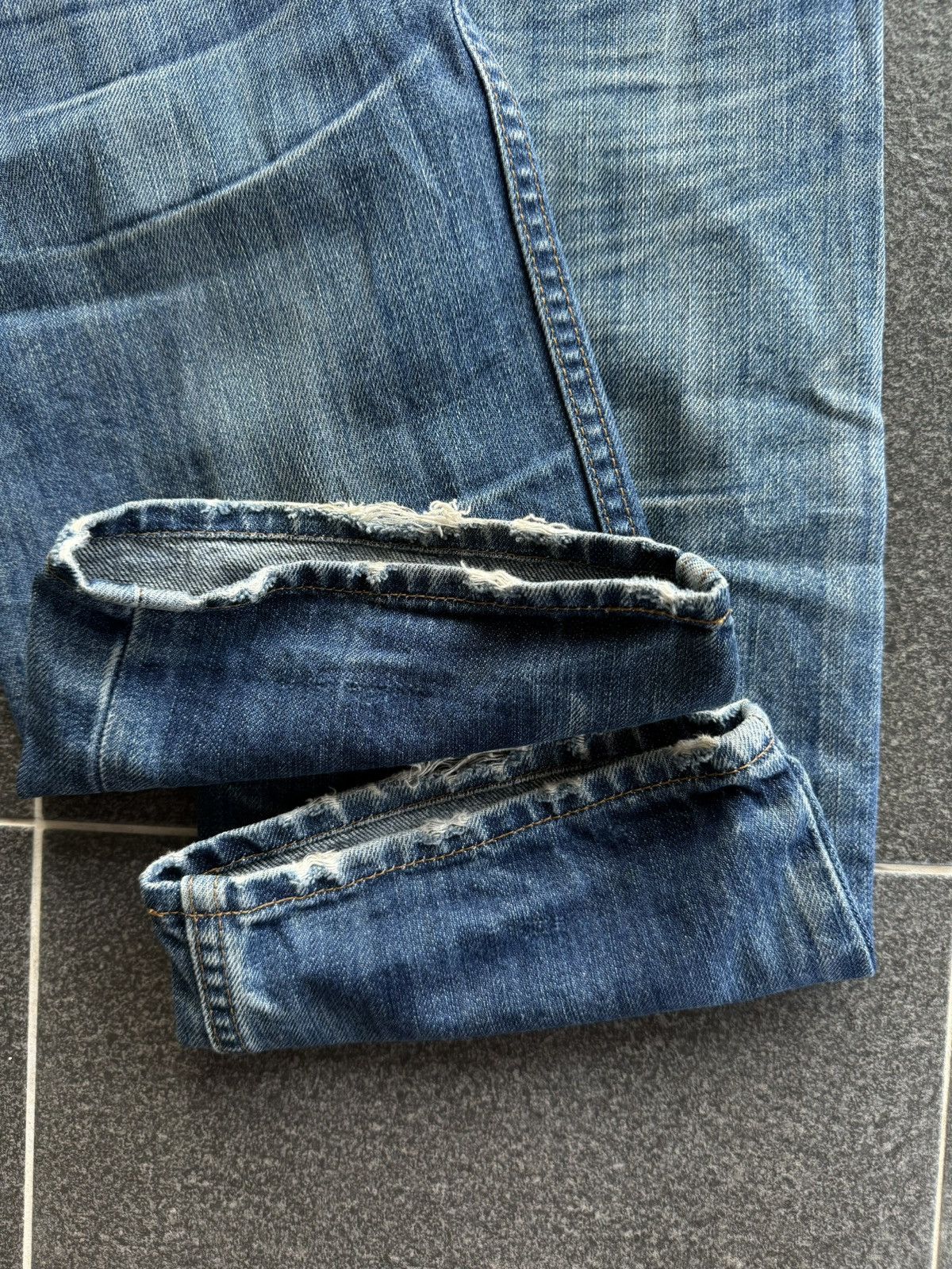 If Six Was Nine 💸LASTDROP💸 Vintage Levis 502 Distressed Ripped Denim Jeans Size US 34 / EU 50 - 16 Thumbnail