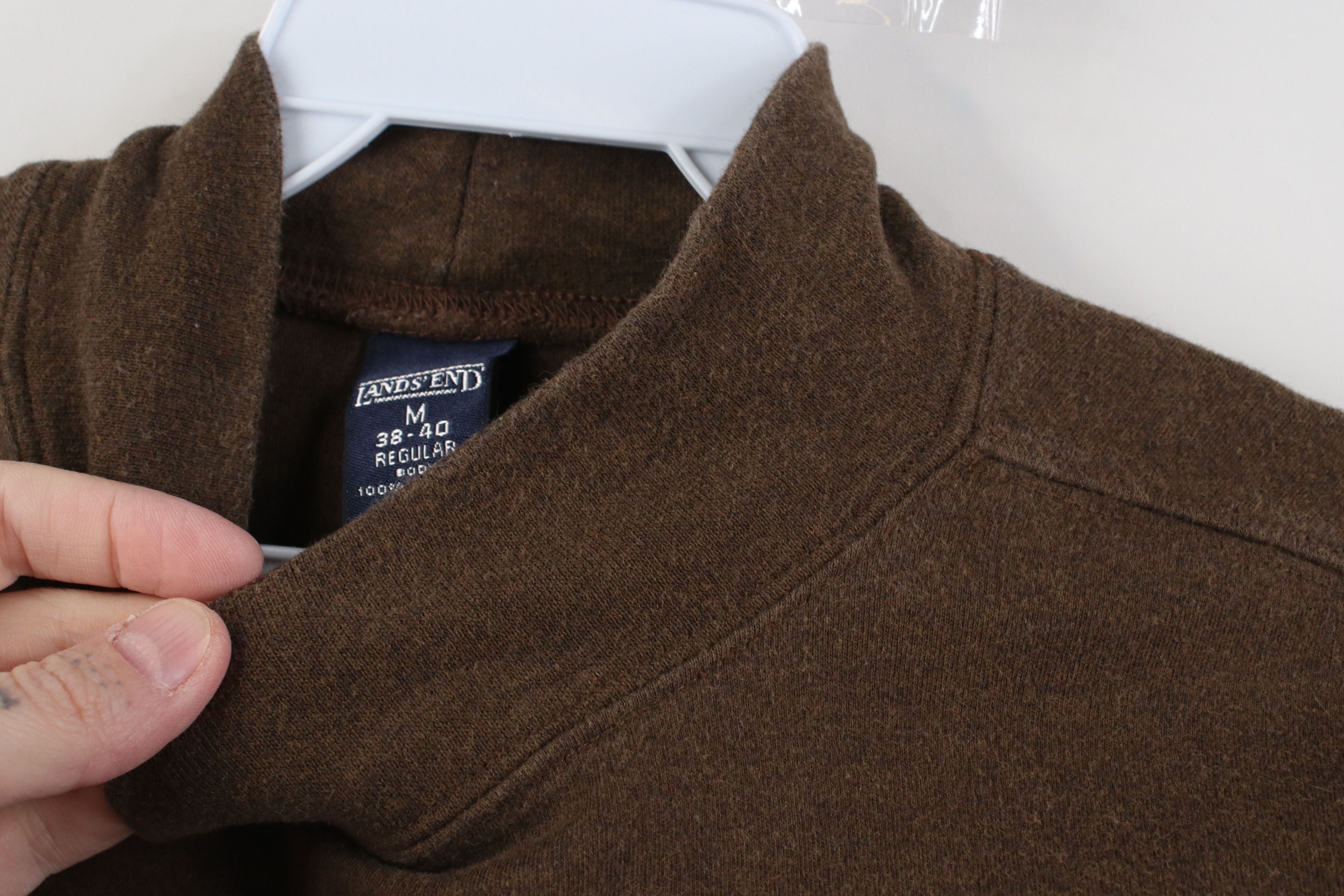 Lands' End Vintage 90s. Y2K Lands End Mock Neck Long Sleeve T-Shirt Size US M / EU 48-50 / 2 - 6 Thumbnail
