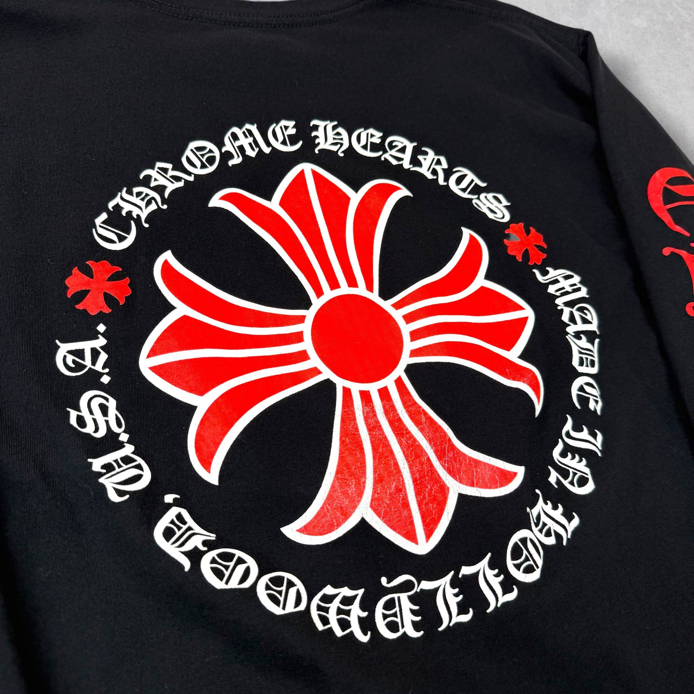 Chrome Hearts Chrome Hearts "Made in Hollywood" Red Plus Cross L/S L Size US L / EU 52-54 / 3 - 5 Thumbnail
