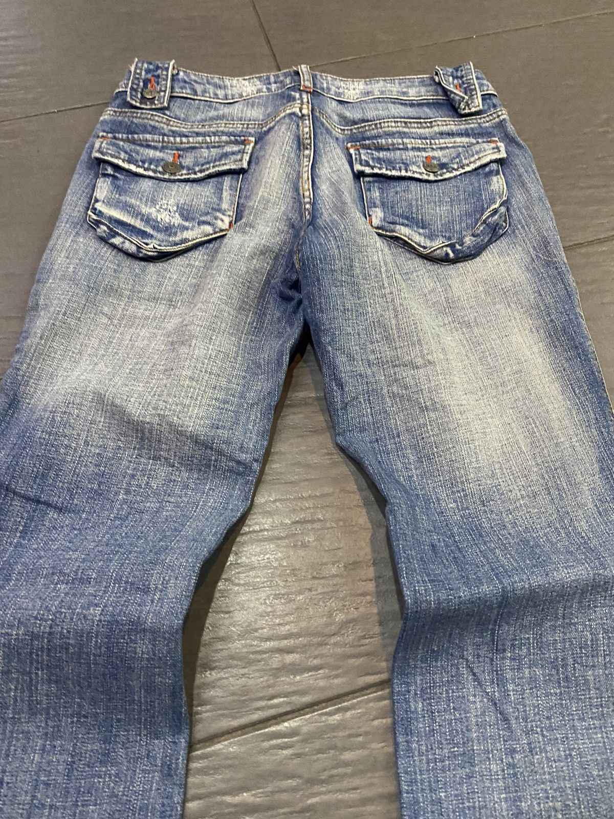 Hysteric Glamour × Japanese Brand × Tornado Mart Flare jeans camel road Boot cut Size US 31 - 3 Thumbnail