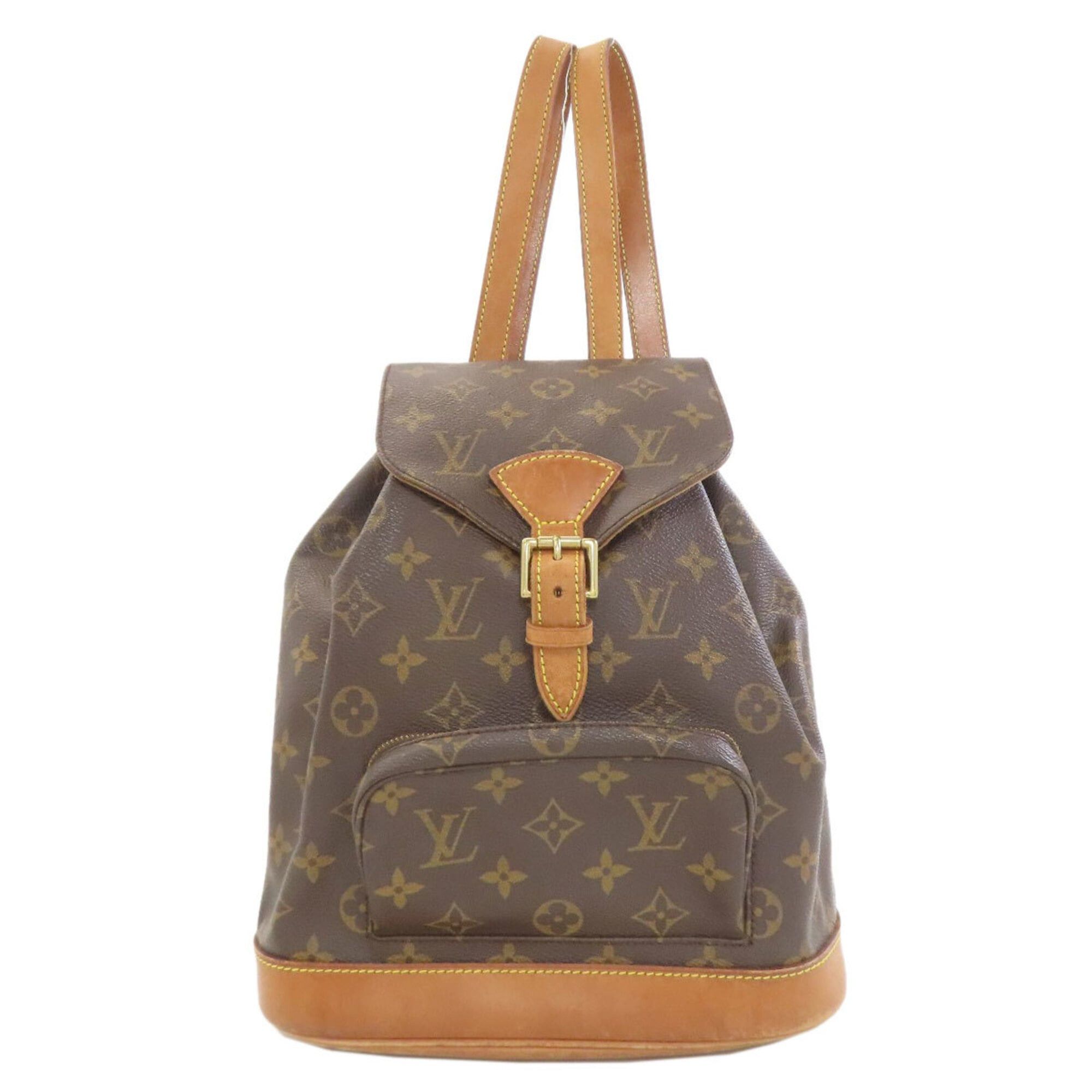 Louis Vuitton Louis Vuitton M51136 Montsouris MM Backpack/Daypack, Monogram Canvas, Women's LOUIS VUITTON Size ONE SIZE - 1 Thumbnail