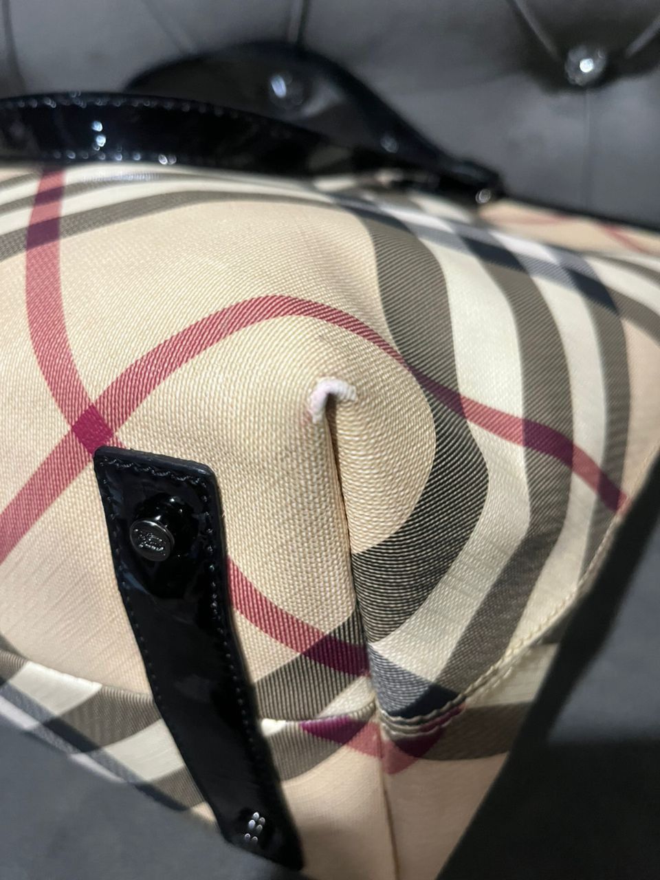 Burberry Authentic Burberry Nova Check Tote Bag Size ONE SIZE - 15 Thumbnail