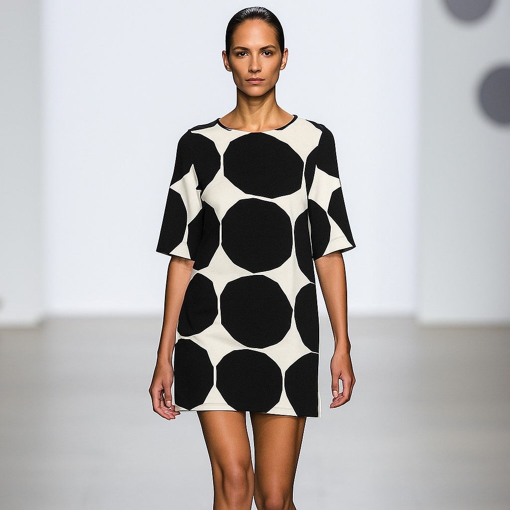 Marimekko Rotko Women's XS Mini Dress large print