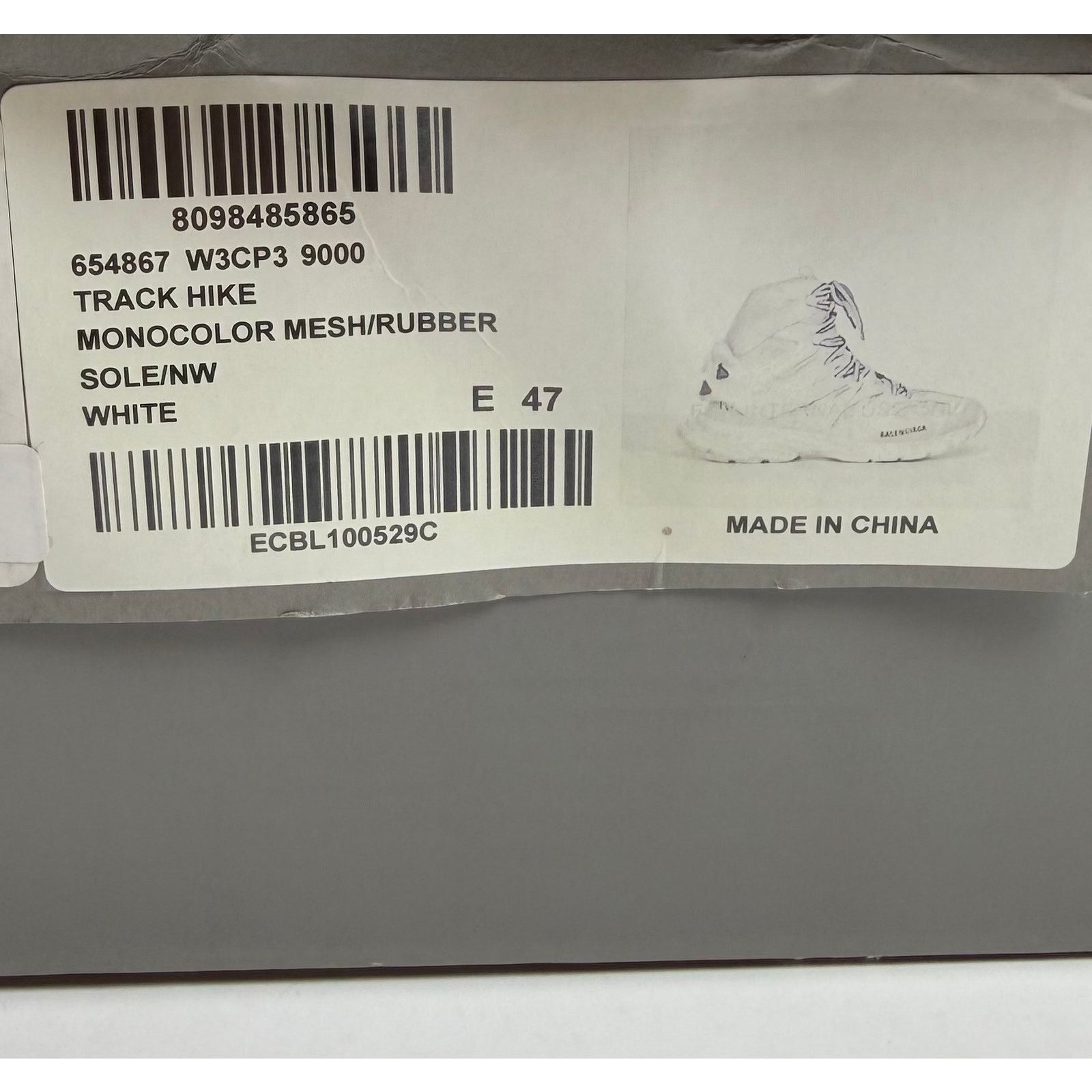 Balenciaga Size 47EU/14US - Balenciaga Track Hike High Top NEW Size US 14 / EU 47 - 9 Thumbnail