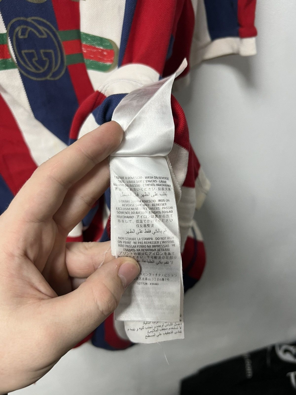 Gucci Gucci Polo T-Shirt Big Logo Size US L / EU 52-54 / 3 - 12 Thumbnail