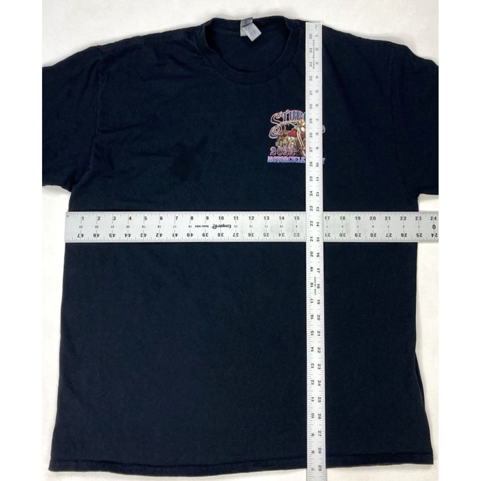 Gildan Sturgis Motorcycle Rally 2022 Graphic T-shirt Men XL Black Size US XL / EU 56 / 4 - 7 Thumbnail