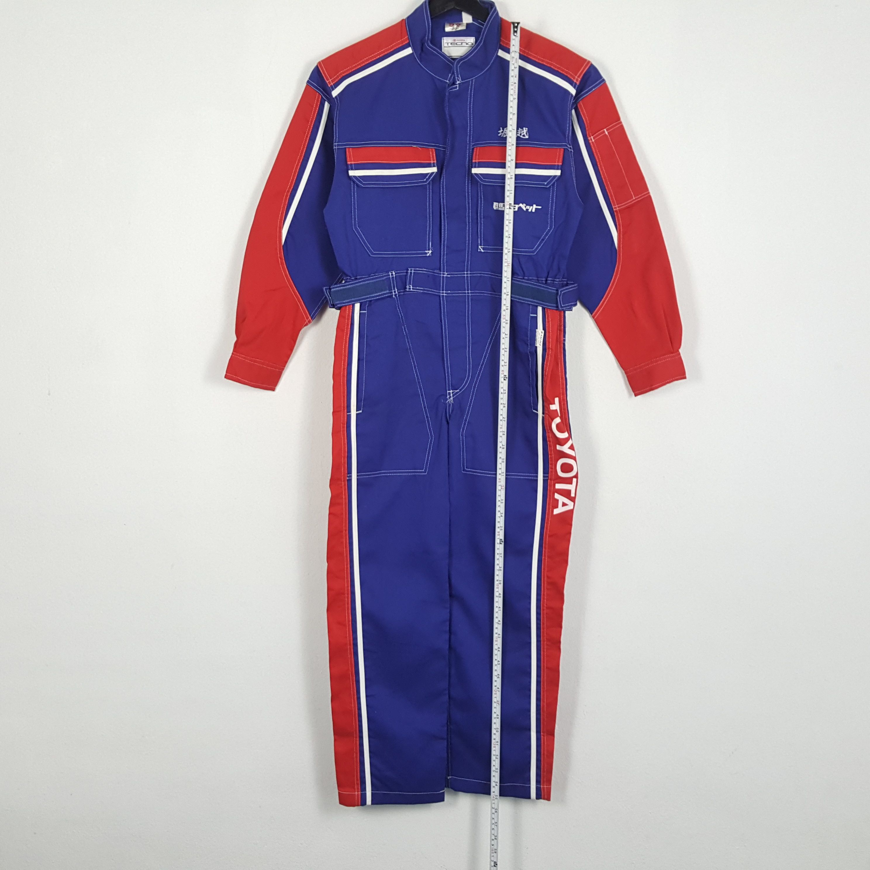 Japanese Brand × Vintage TOYOTA TOYOPET TECNO Motorsports Racing Coverall Jacket Size US S / EU 44-46 / 1 - 7 Thumbnail