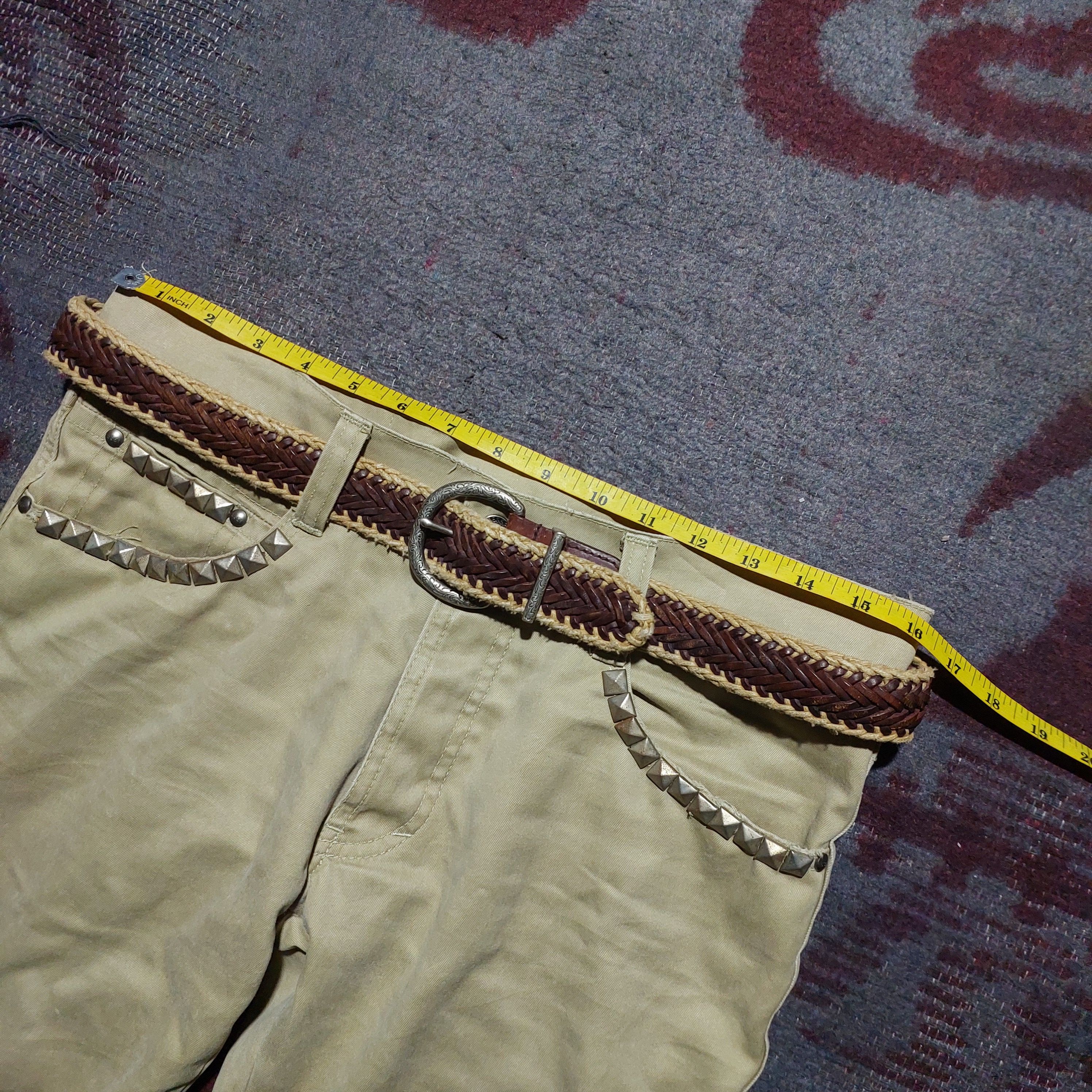 5351 POUR LES HOMMES × Japanese Brand Archive 5351 pour les hommes flare jeans plus belt Size US 32 / EU 48 - 19 Thumbnail