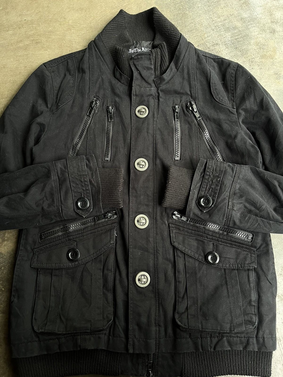 In The Attic Japanese In The Attic Military Zipp Bondage Jacket Tactical Size US L / EU 52-54 / 3 - 4 Thumbnail
