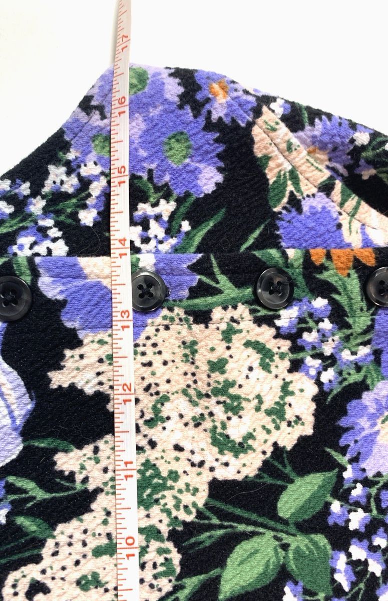 Other Maeve Floral Peplum Tank Top Cotton Blend Button Side Sz M Size M / US 6-8 / IT 42-44 - 8 Thumbnail