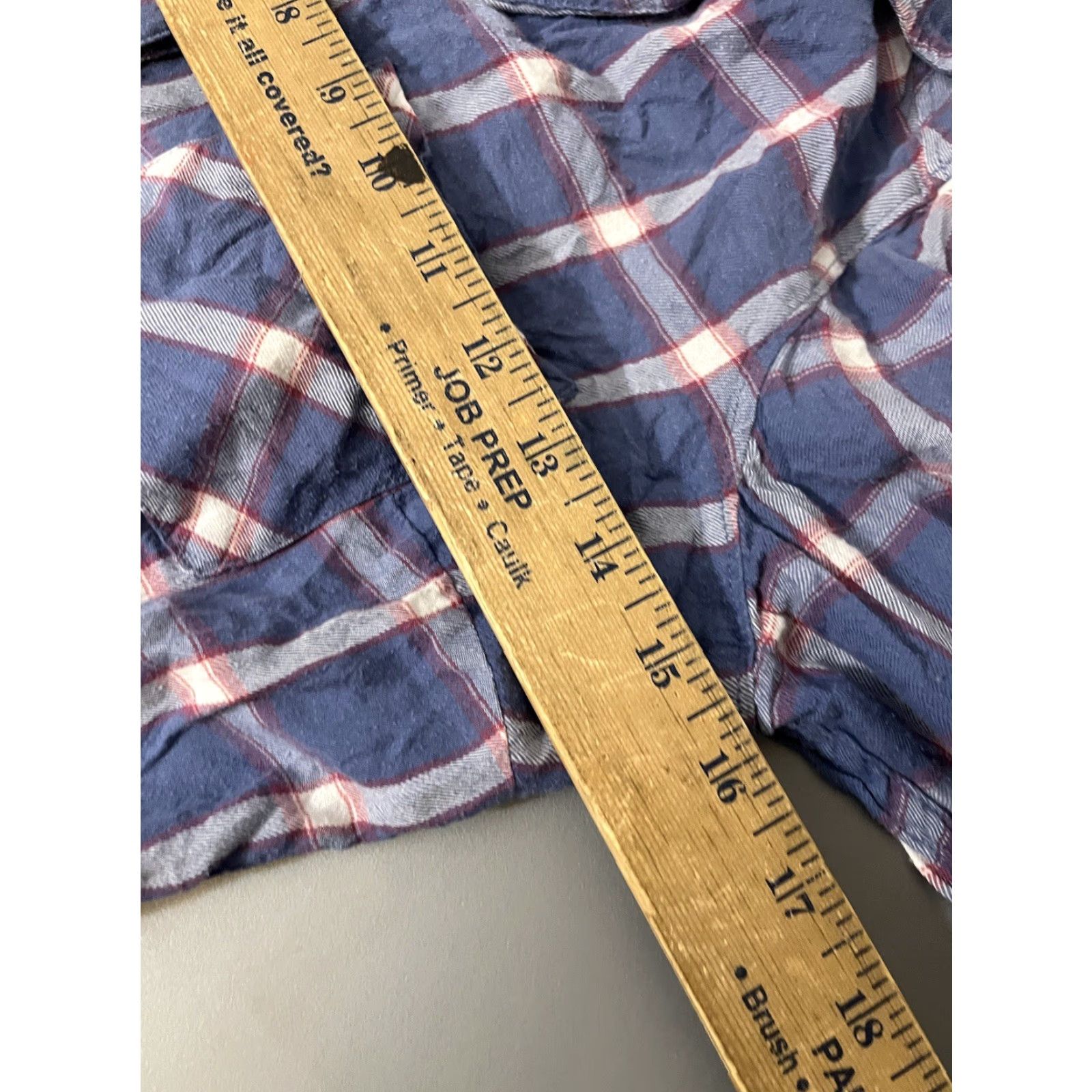 Vintage Columbia Button-Up Shirt Womens Medium Plaid Blue 100% Cotton Lightweight Casual Workwear Pockets Size M / US 6-8 / IT 42-44 - 5 Thumbnail