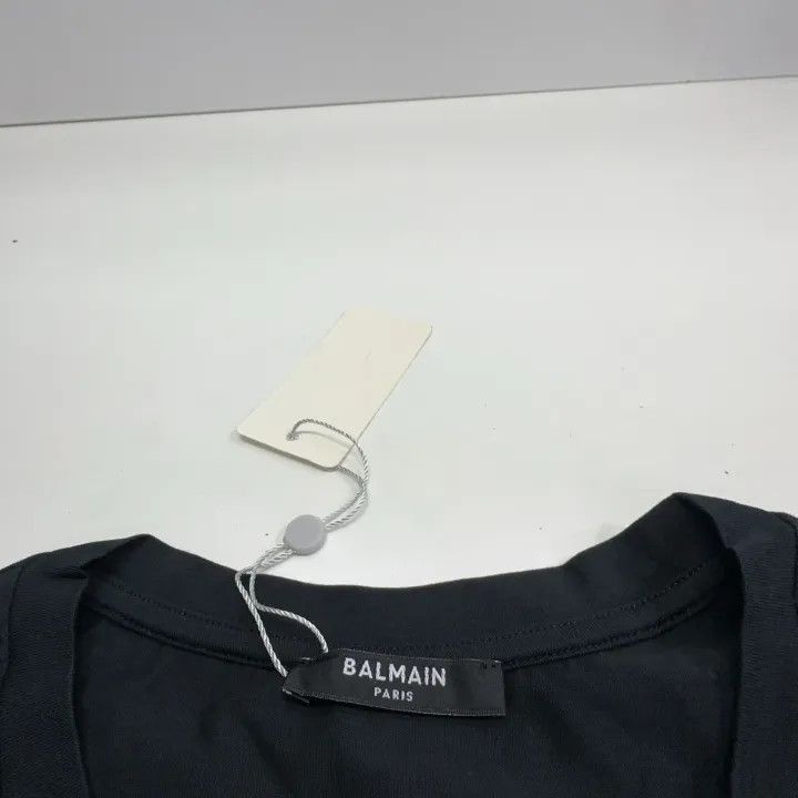 Balmain Balmain Black Short Sleeve T-Shirt for Men -2507 Size US L / EU 52-54 / 3 - 4 Thumbnail