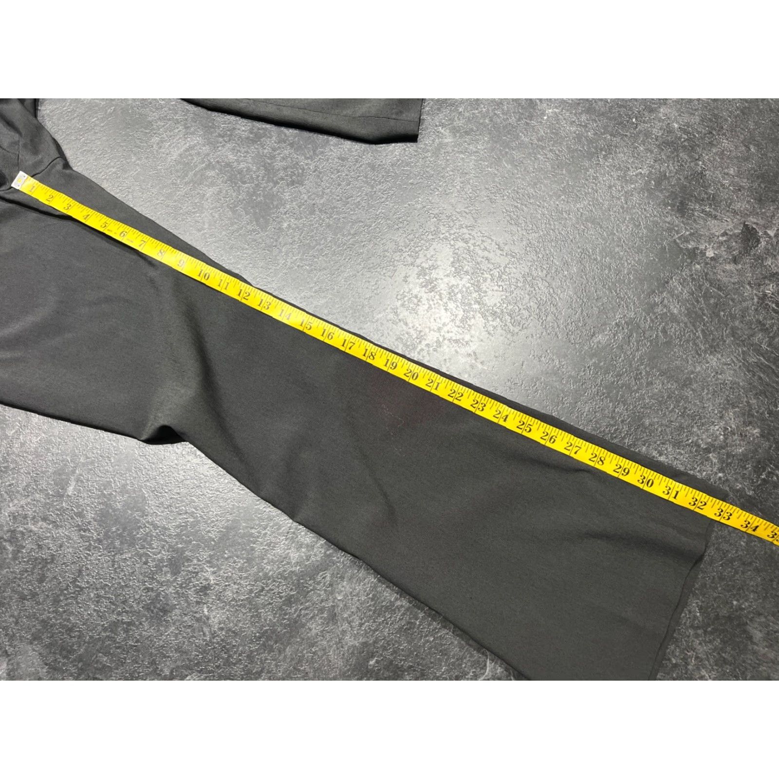 Express EUC Express Design Studio Publicist Stretch Dark Gray Pants Size 8 Womens Regular Flare Leg Wide Waistband Black Gray Style Tight Tweed Size 30" / US 8 / IT 44 - 4 Thumbnail